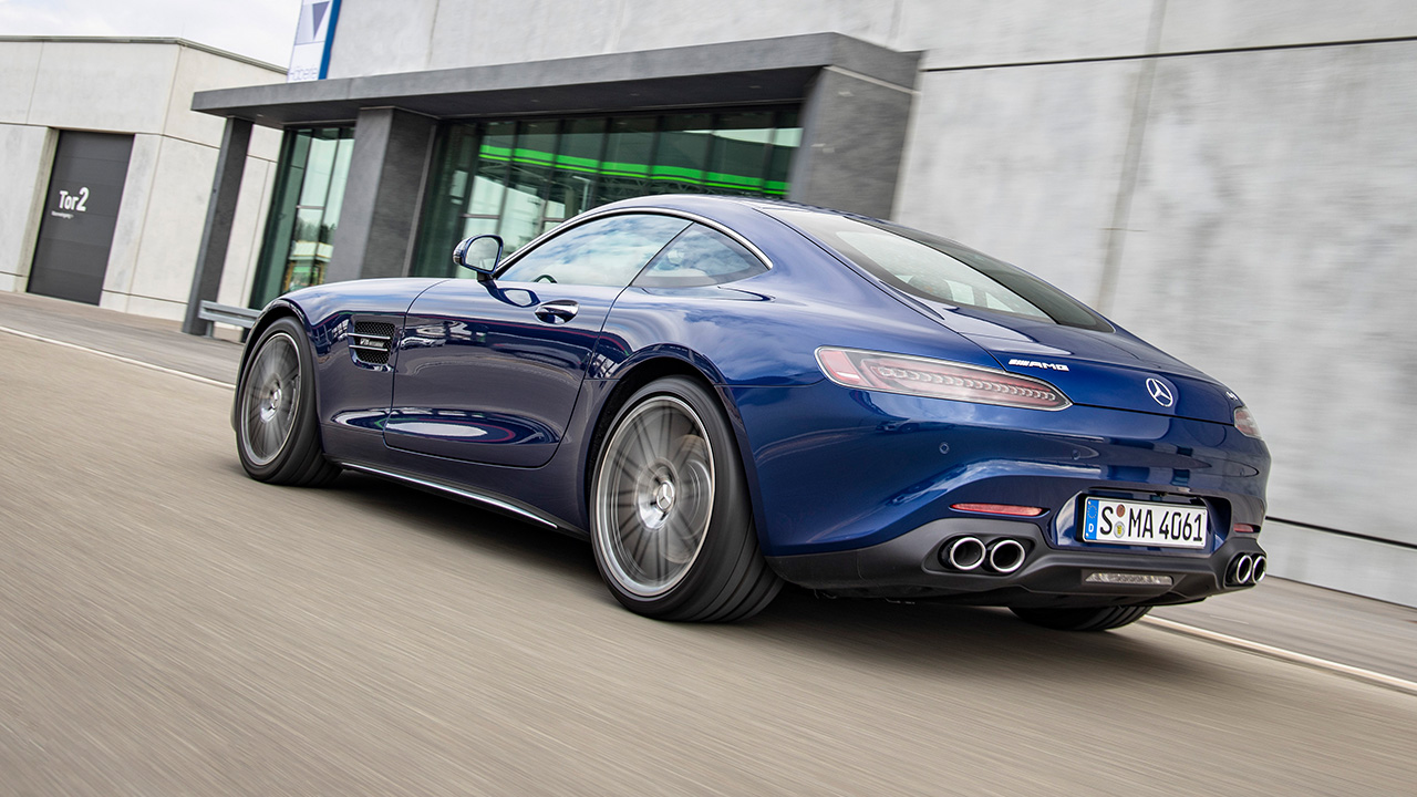 Mercedes-AMG GT 2019 trasera Mercedes-AMG GT 2019 trasera