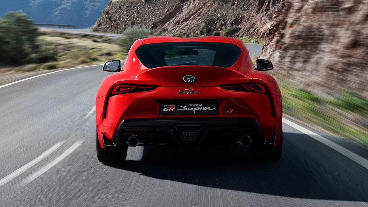 Toyota Supra 2019 trasera Toyota Supra 2019 trasera