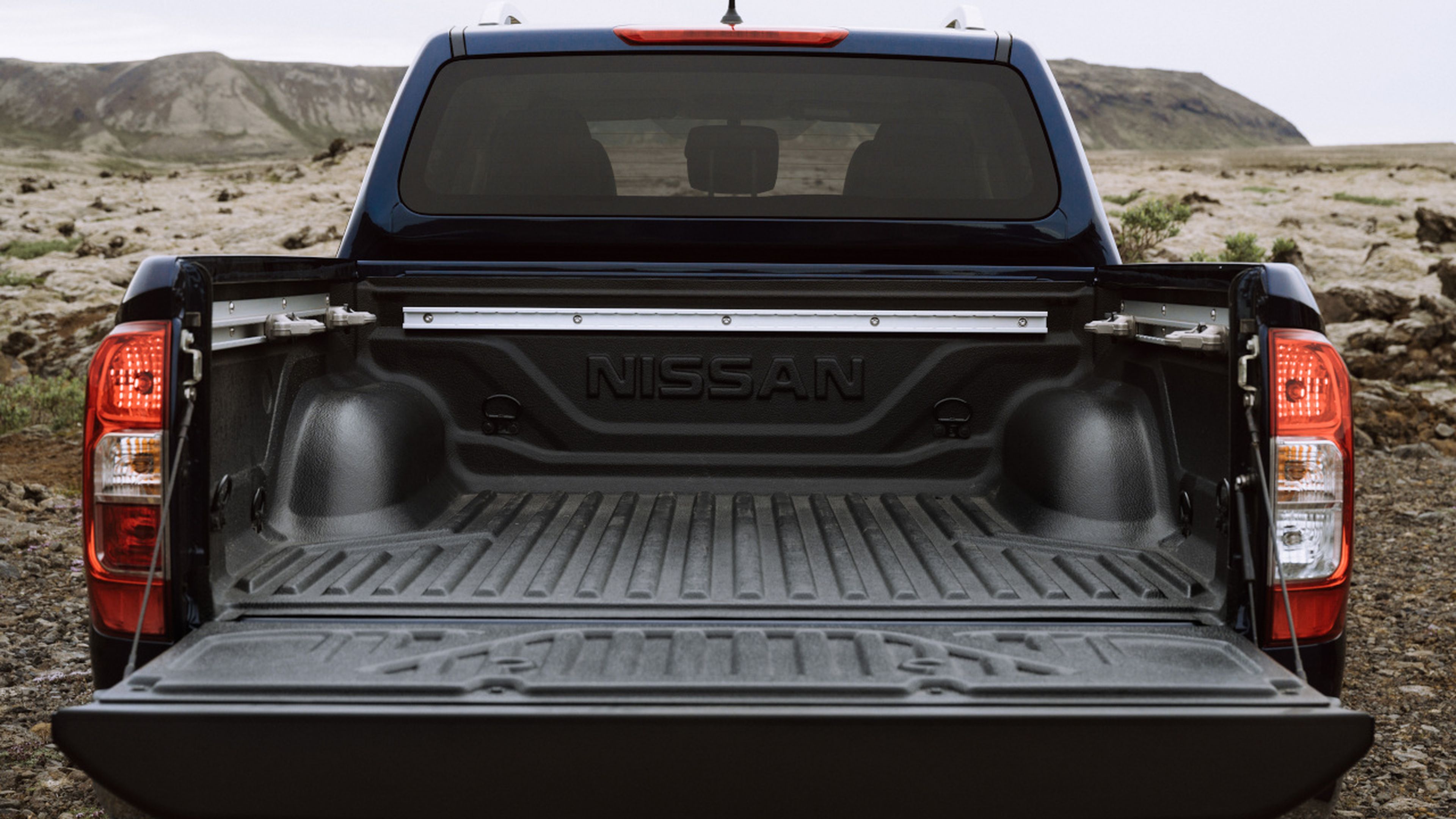 La bañera del Nissan Navara 2019 puede transportar hasta 600 kg.