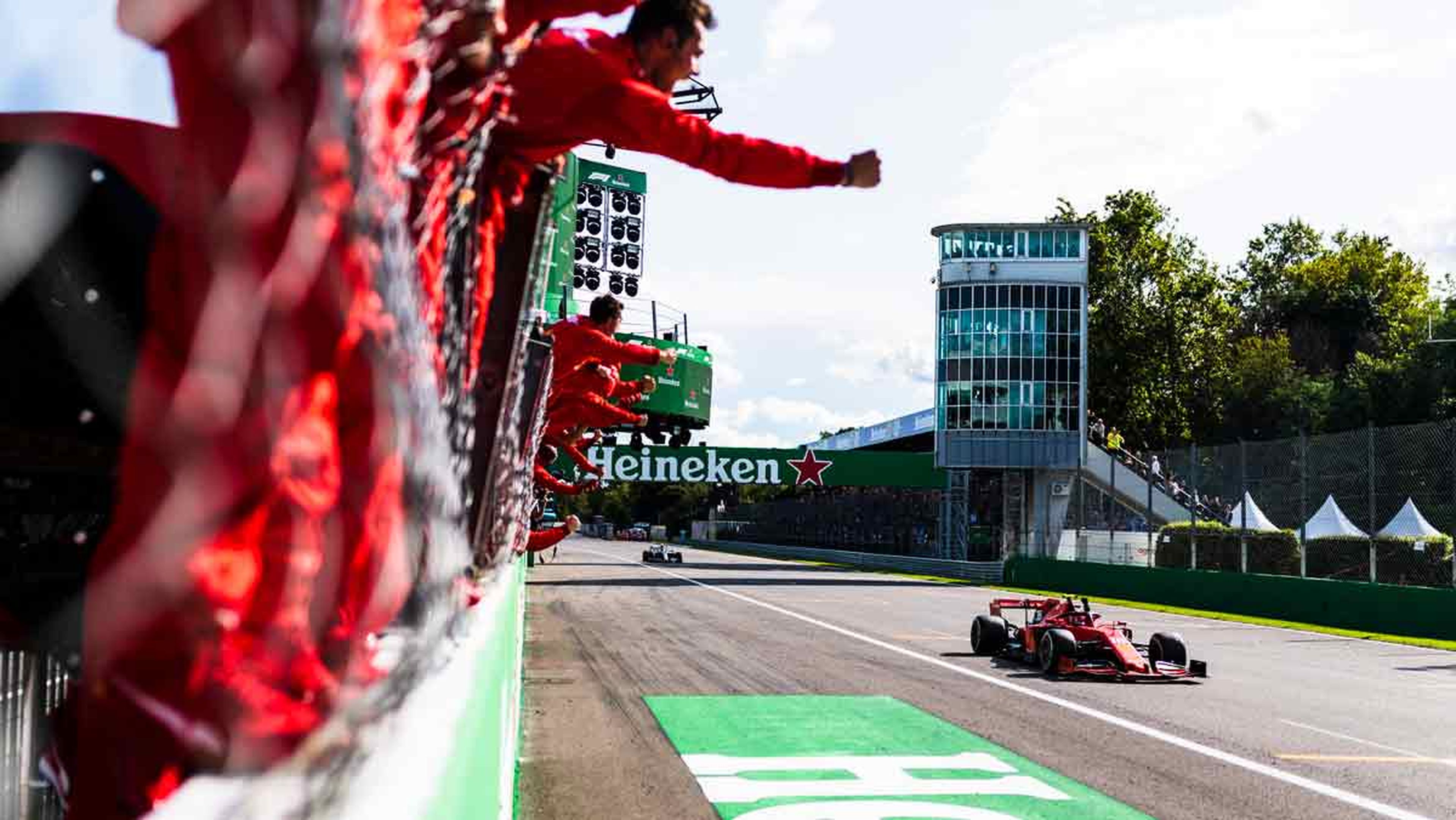 Charles Leclerc victoria en Monza