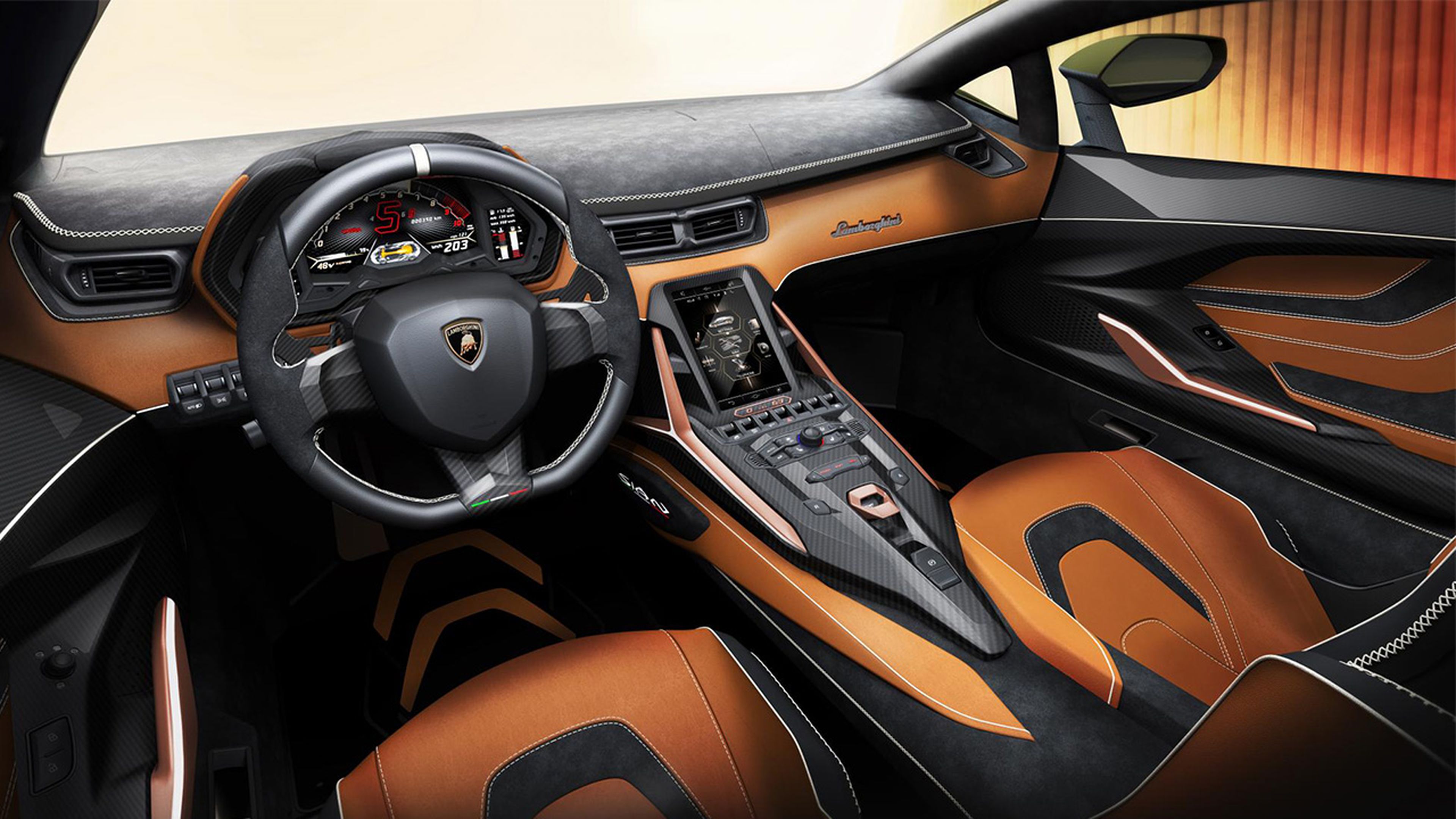 Lamborghini Sián interior