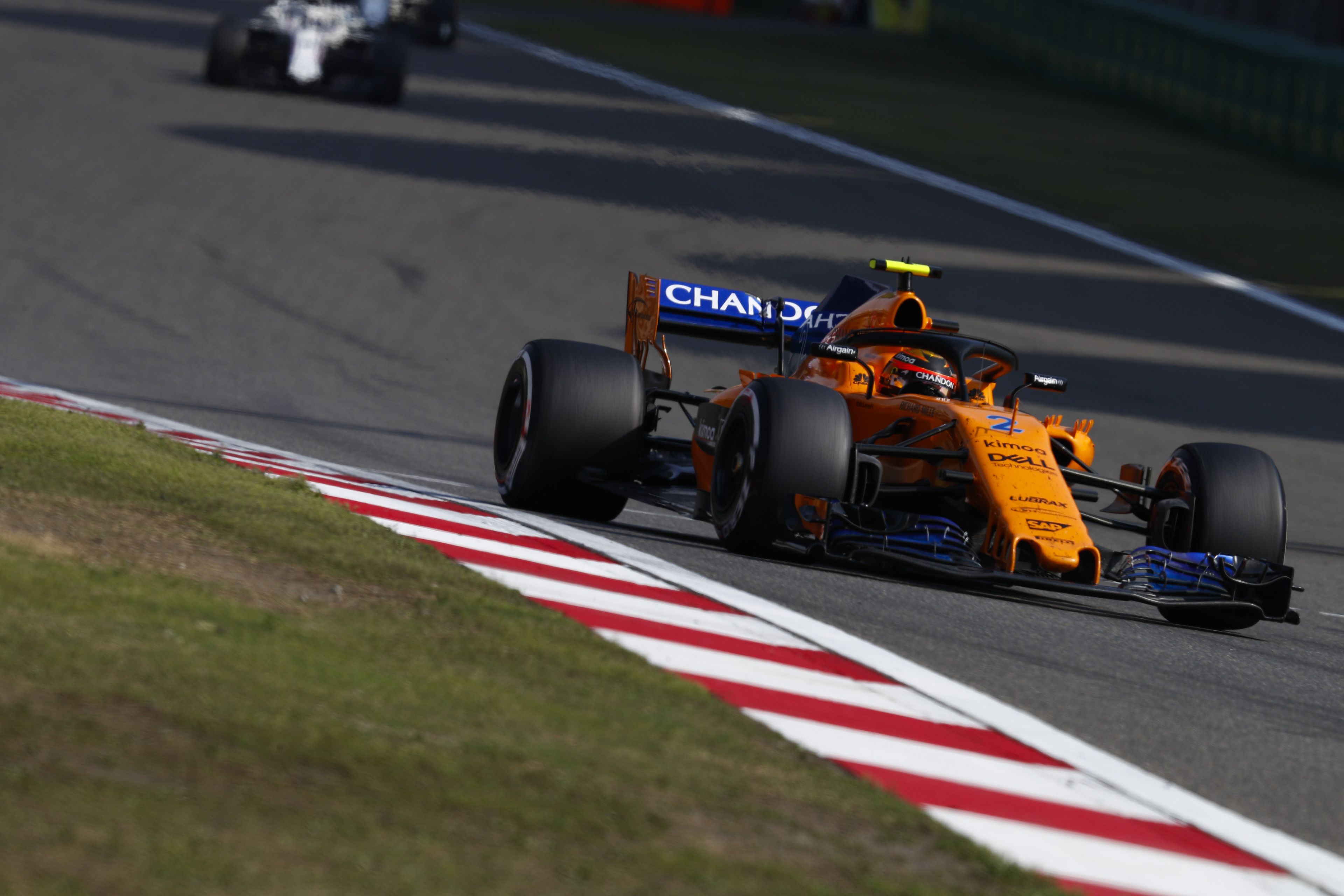 McLaren de Alonso en el GHP de China 2018