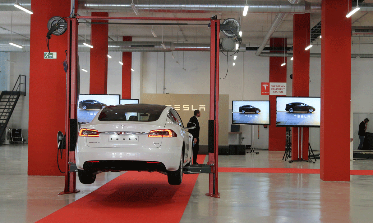 Centro de mecánica de Tesla en Hospitalet, Barcelona
