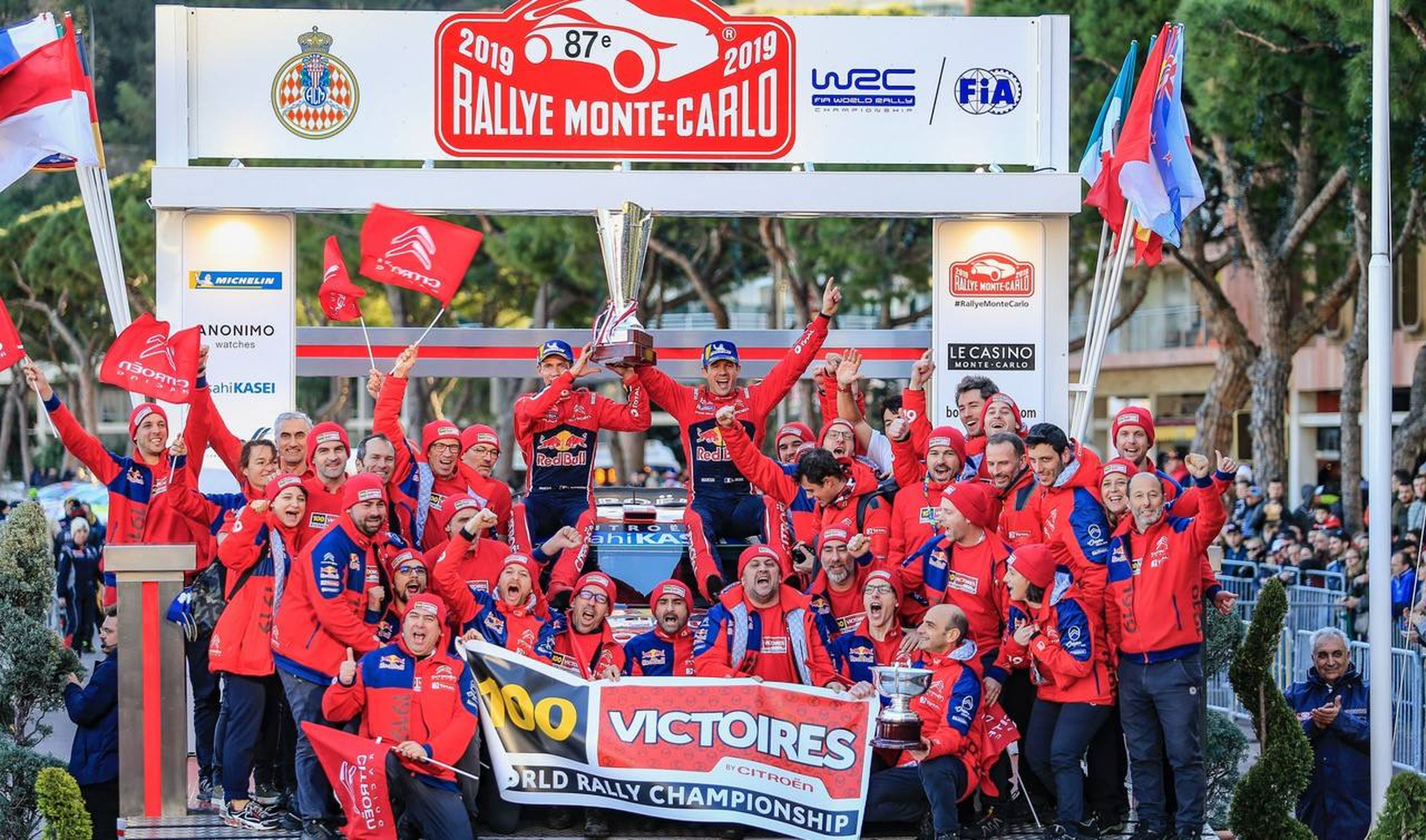 100 victorias de Citroen en WRC