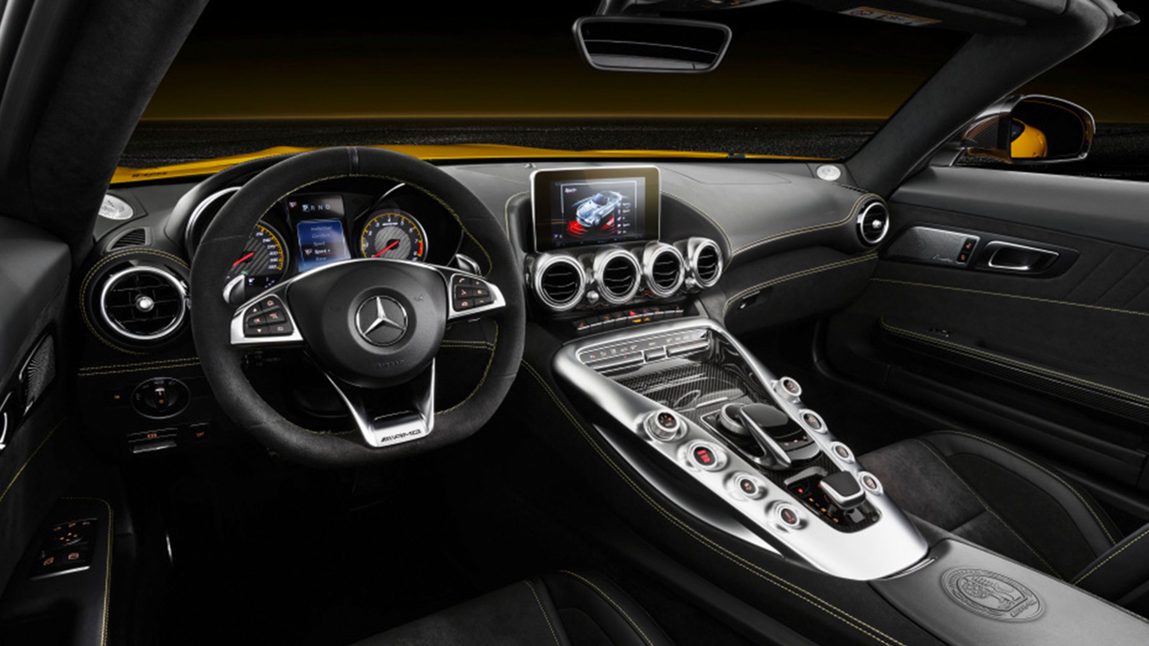 Mercedes AMG GT S Roadster interior