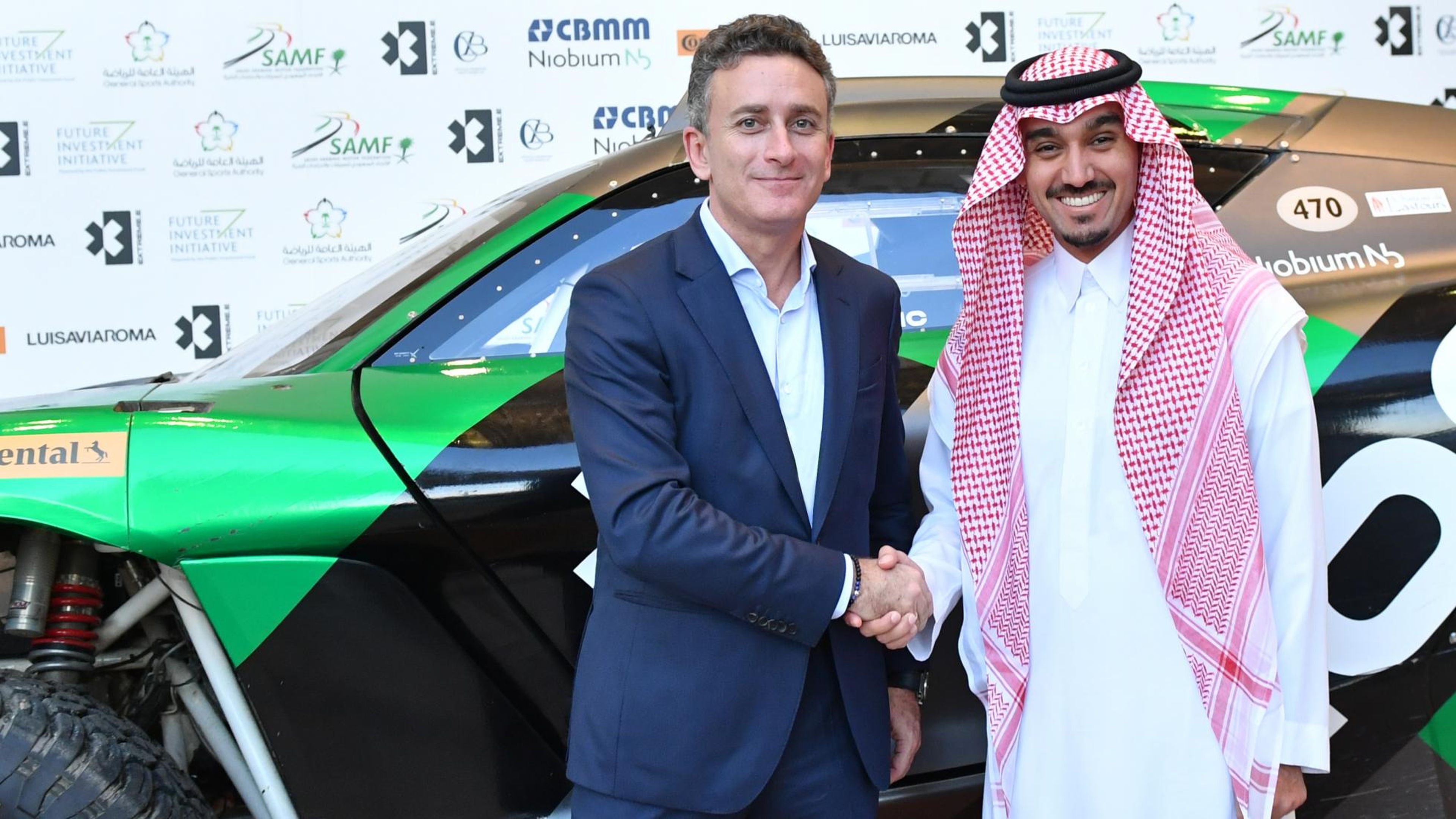 Alejandro Agag, CEO de Extreme E, presenta el rally en Arabia Saudí
