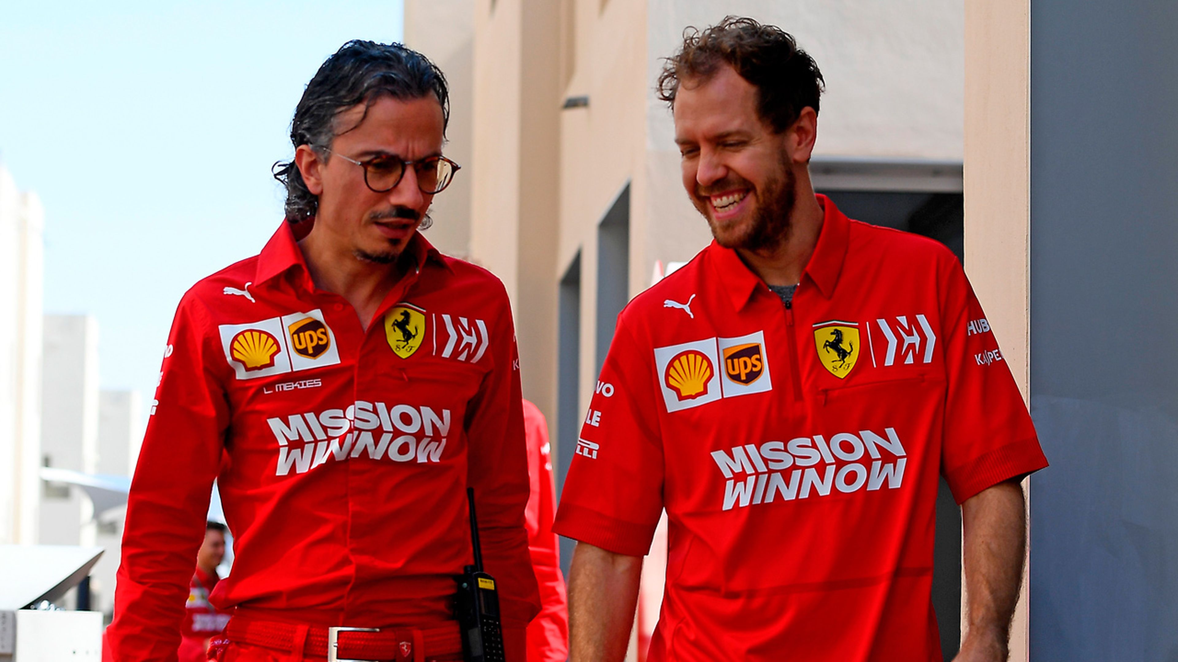 Vettel en Abu Dhabi 2019