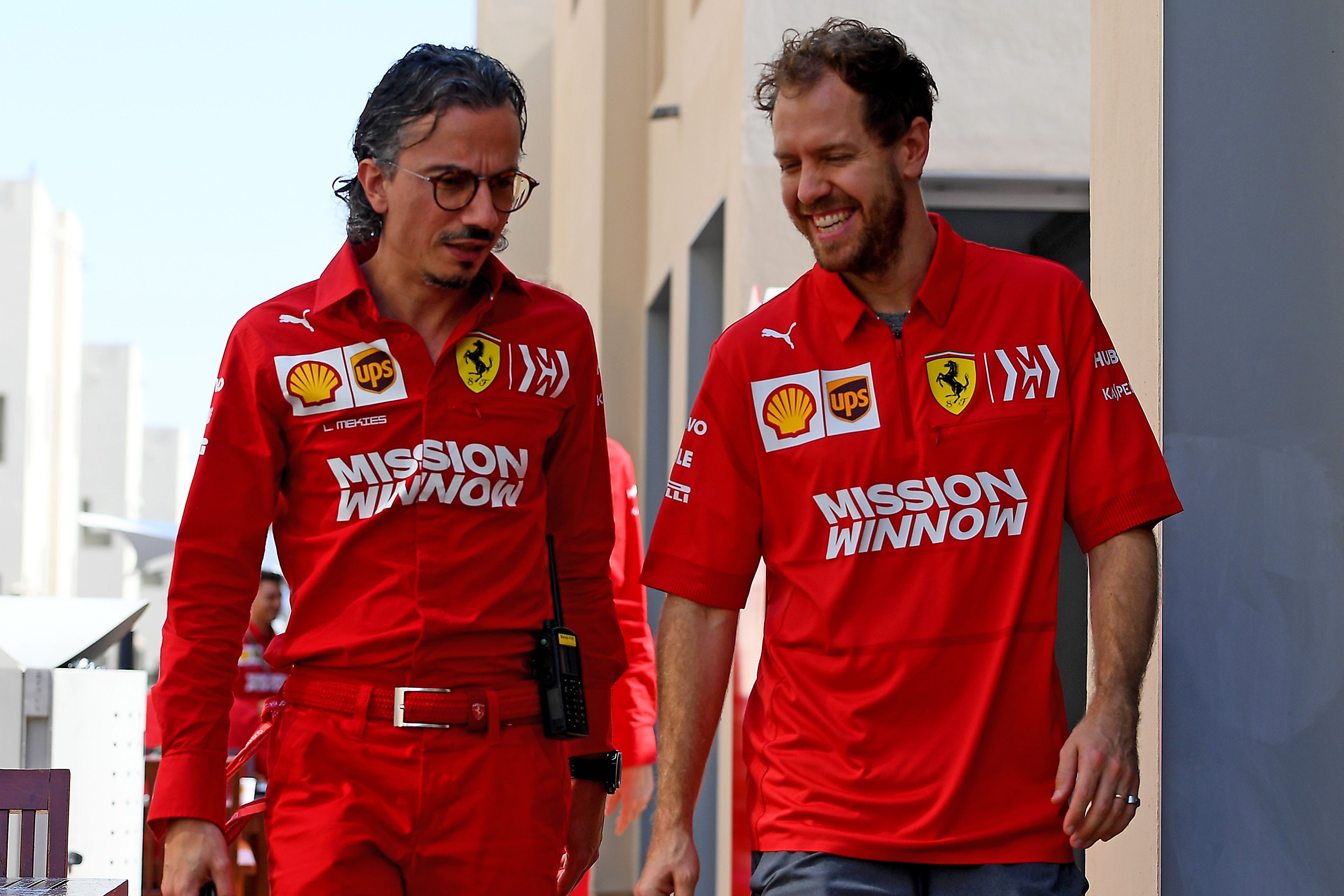 Vettel en Abu Dhabi en 2019