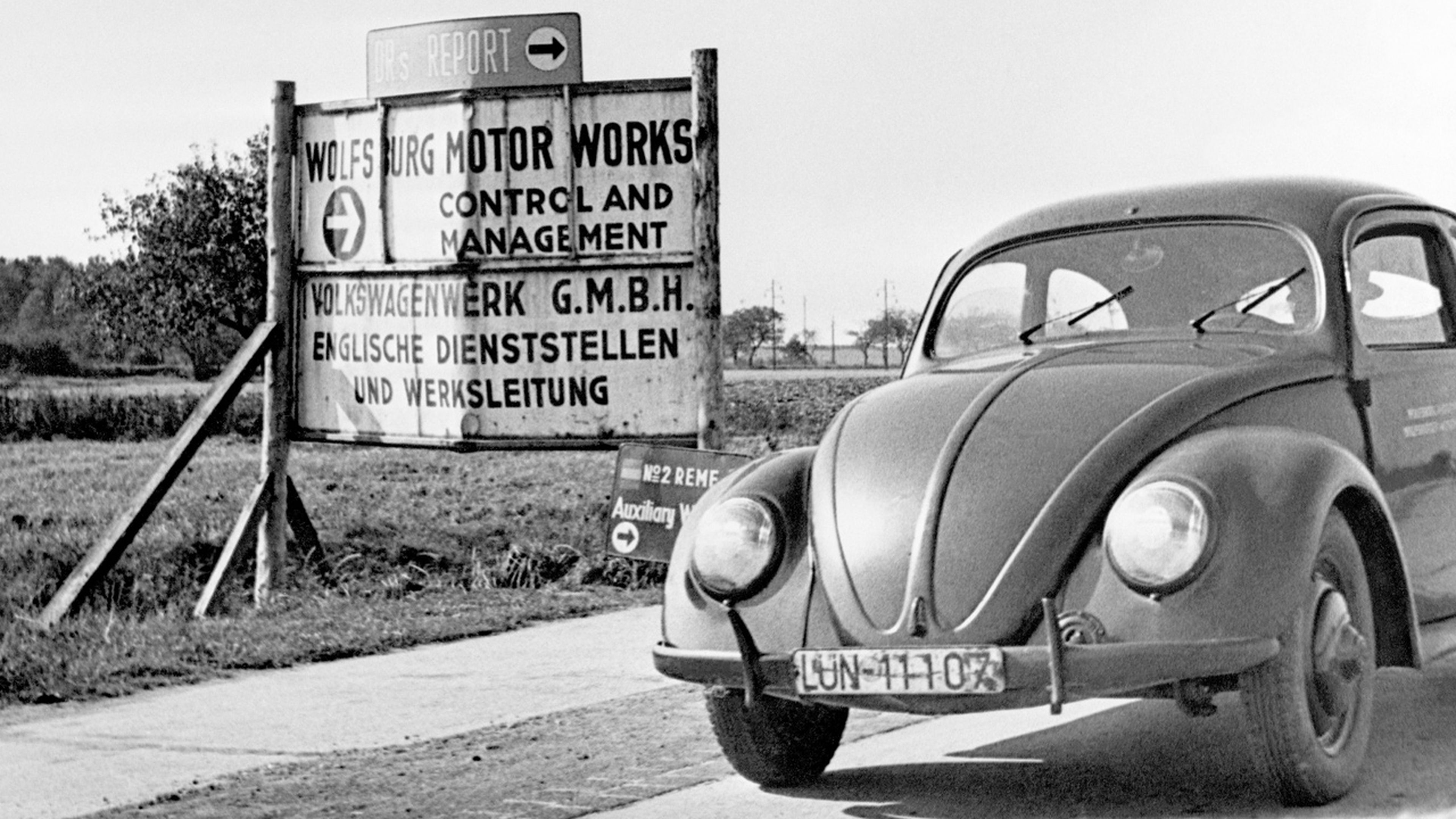 Volkswagen Escarabajo en Wolfsburgo, 1945