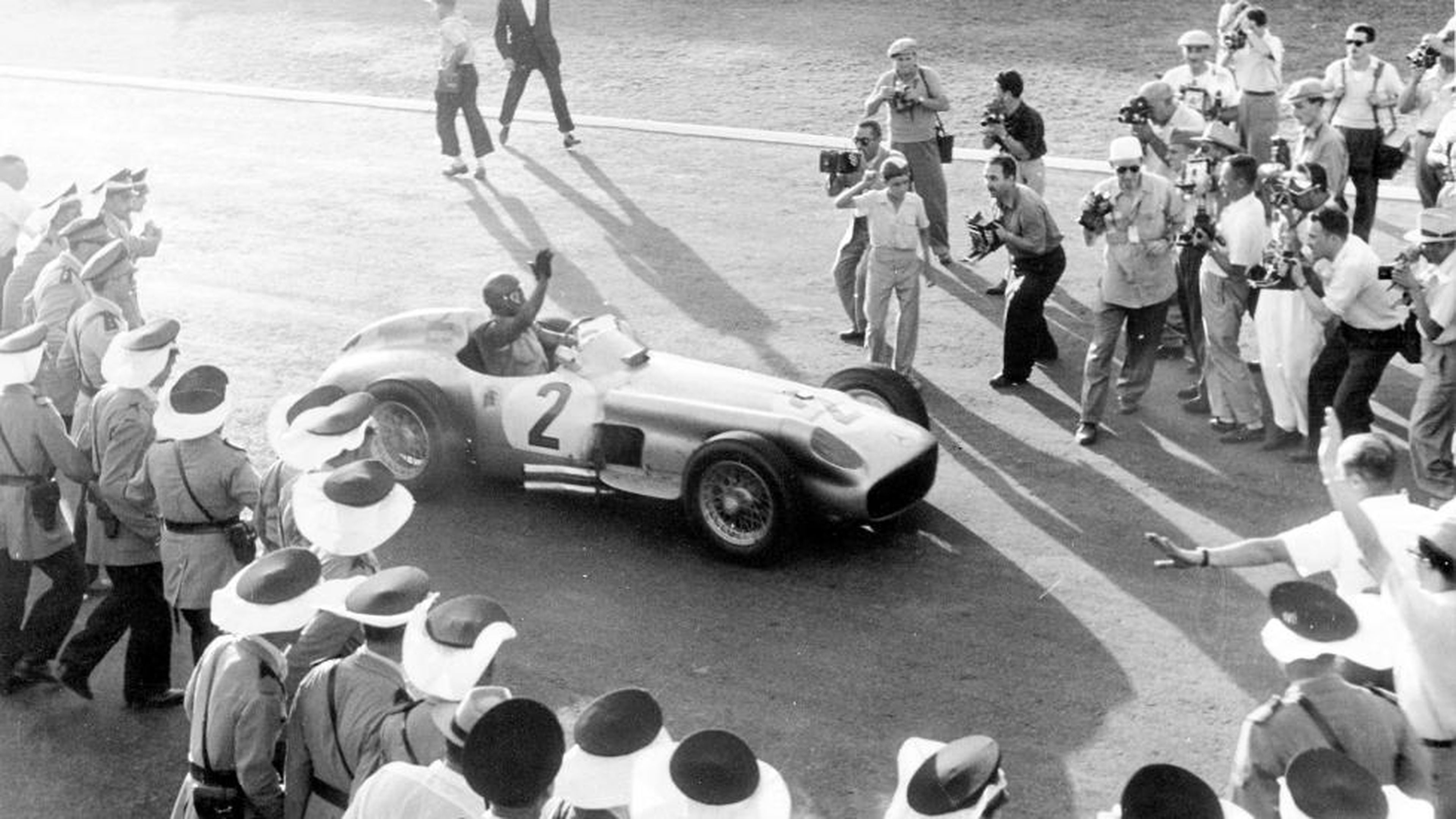 Mercedes de F1 de Fangio en Argentina 1955
