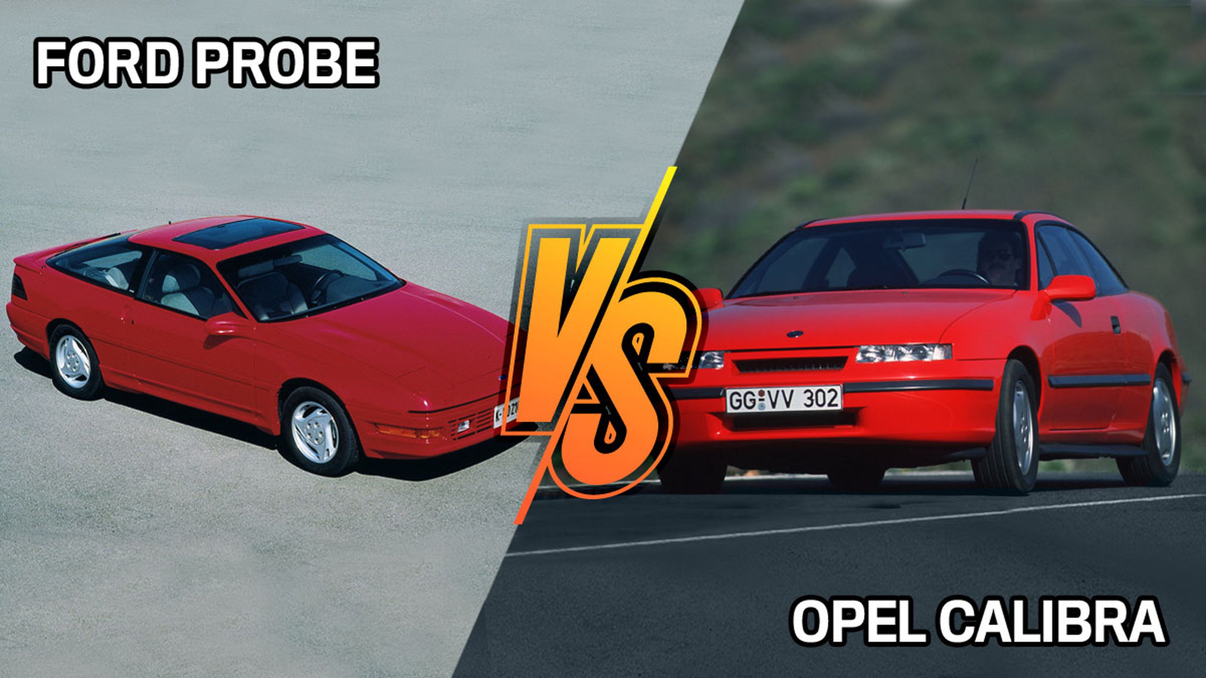 Opel Calibra vs Ford Probe