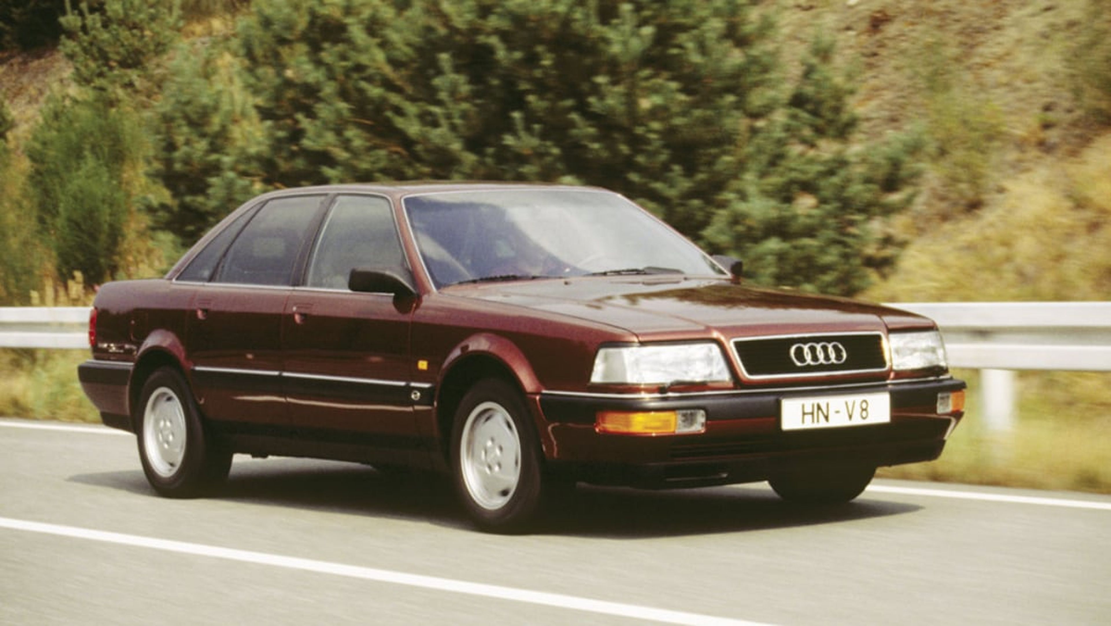 Así era el Audi V8 de calle