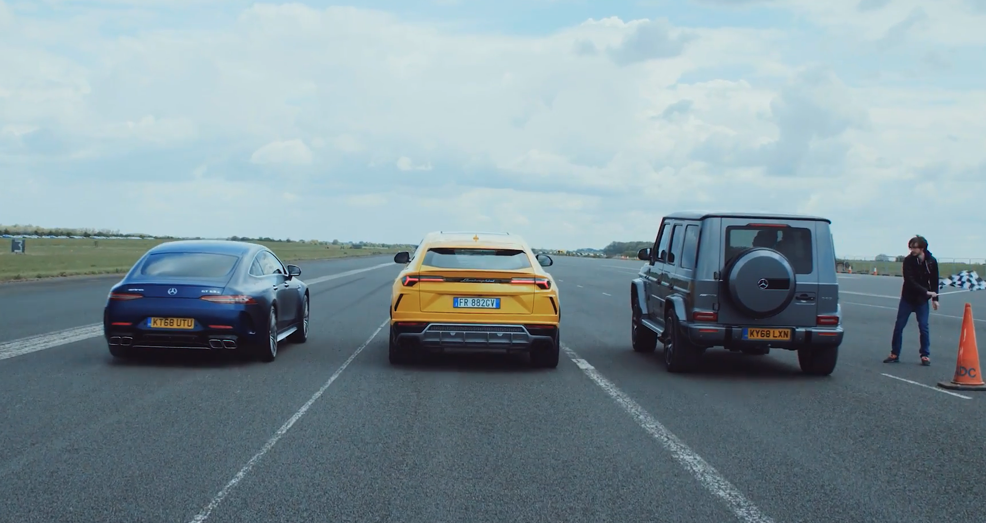 Lamborghini Urus vs Mercedes-AMG G 63 vs Mercedes-AMG GT 4 puertas