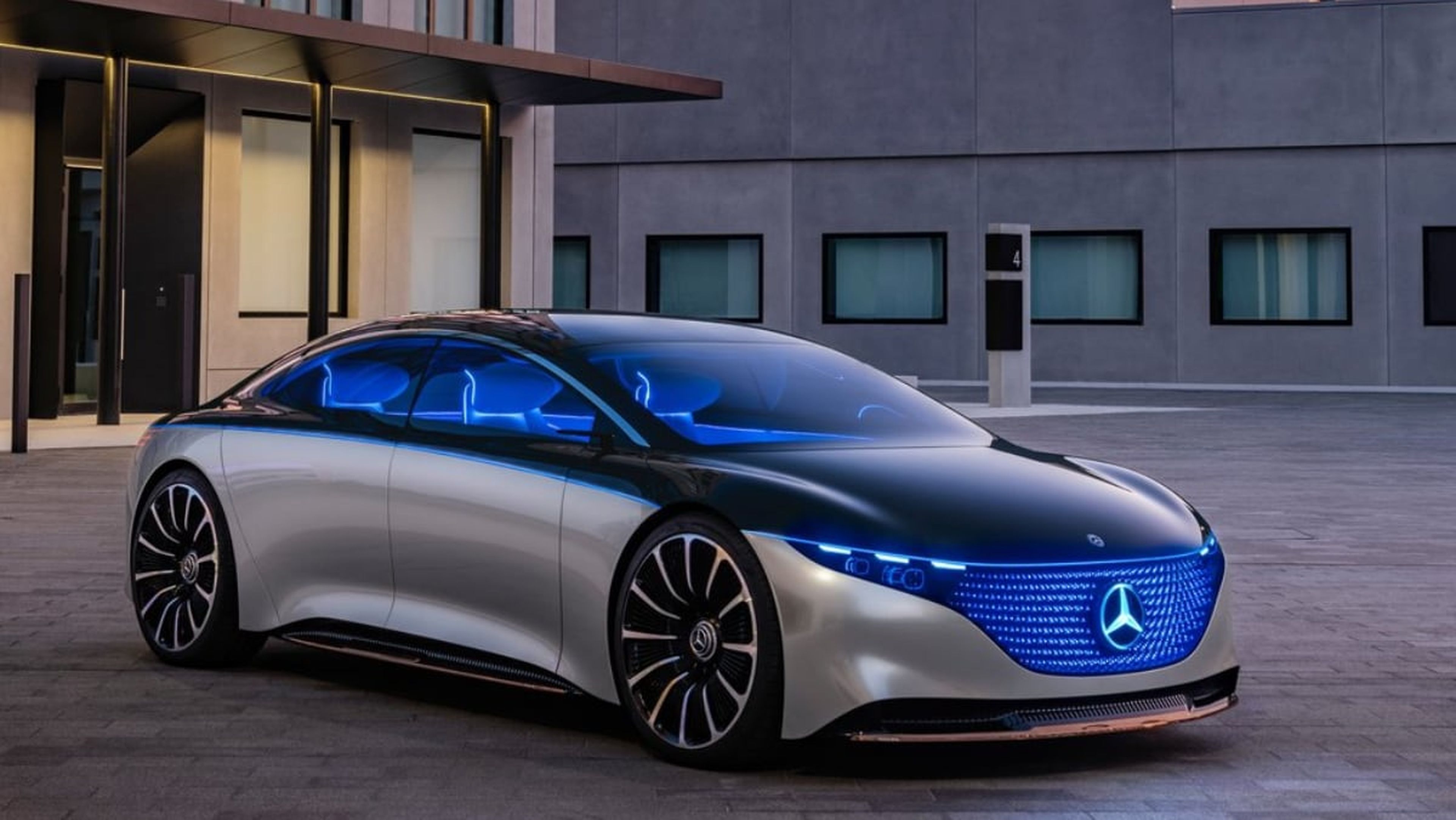 Así luce el prototipo del Mercedes EQS