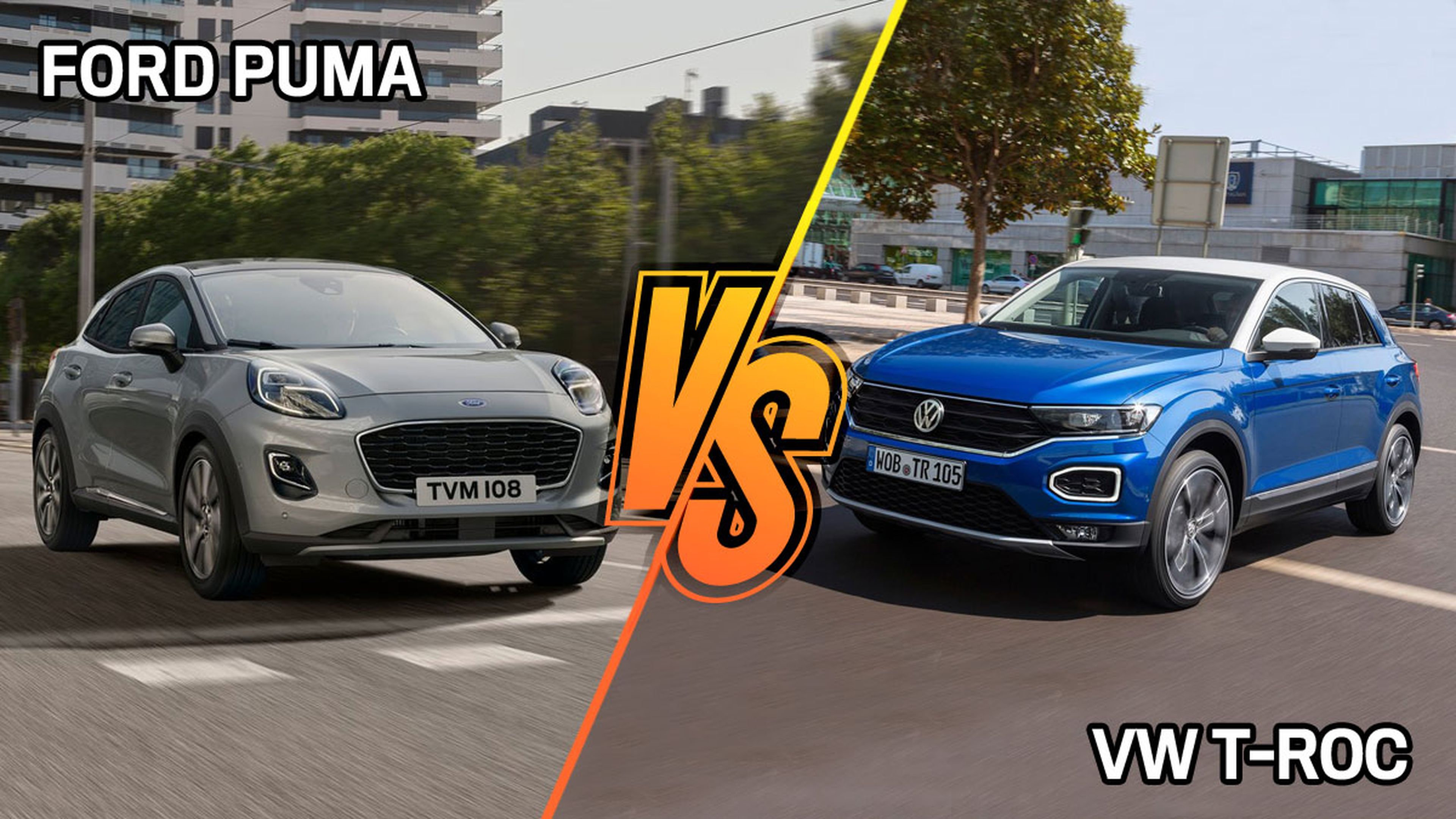 Volkswagen T-Roc vs Ford Puma