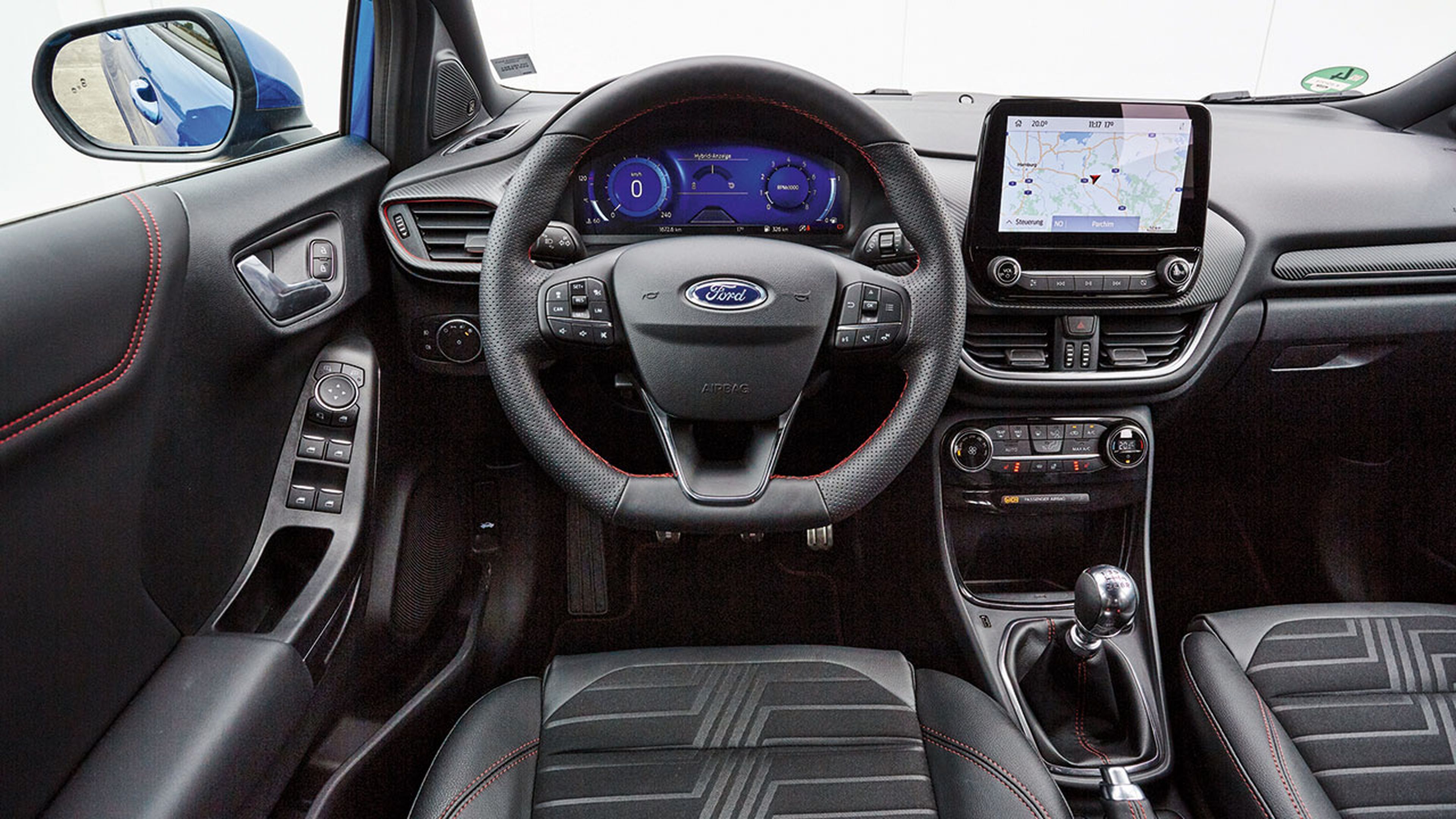 Interior del Ford Puma.