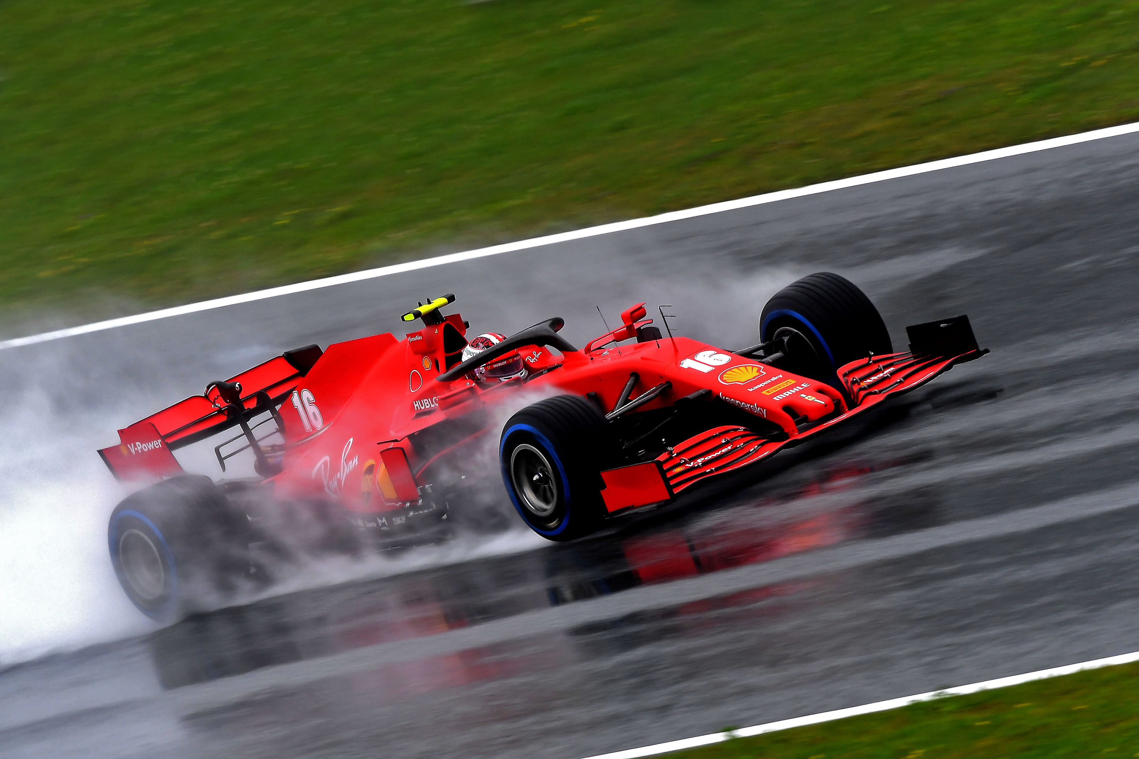El Ferrari SF1000 en la calificación del GP de Estiria de 2020. Foto: Ferrari