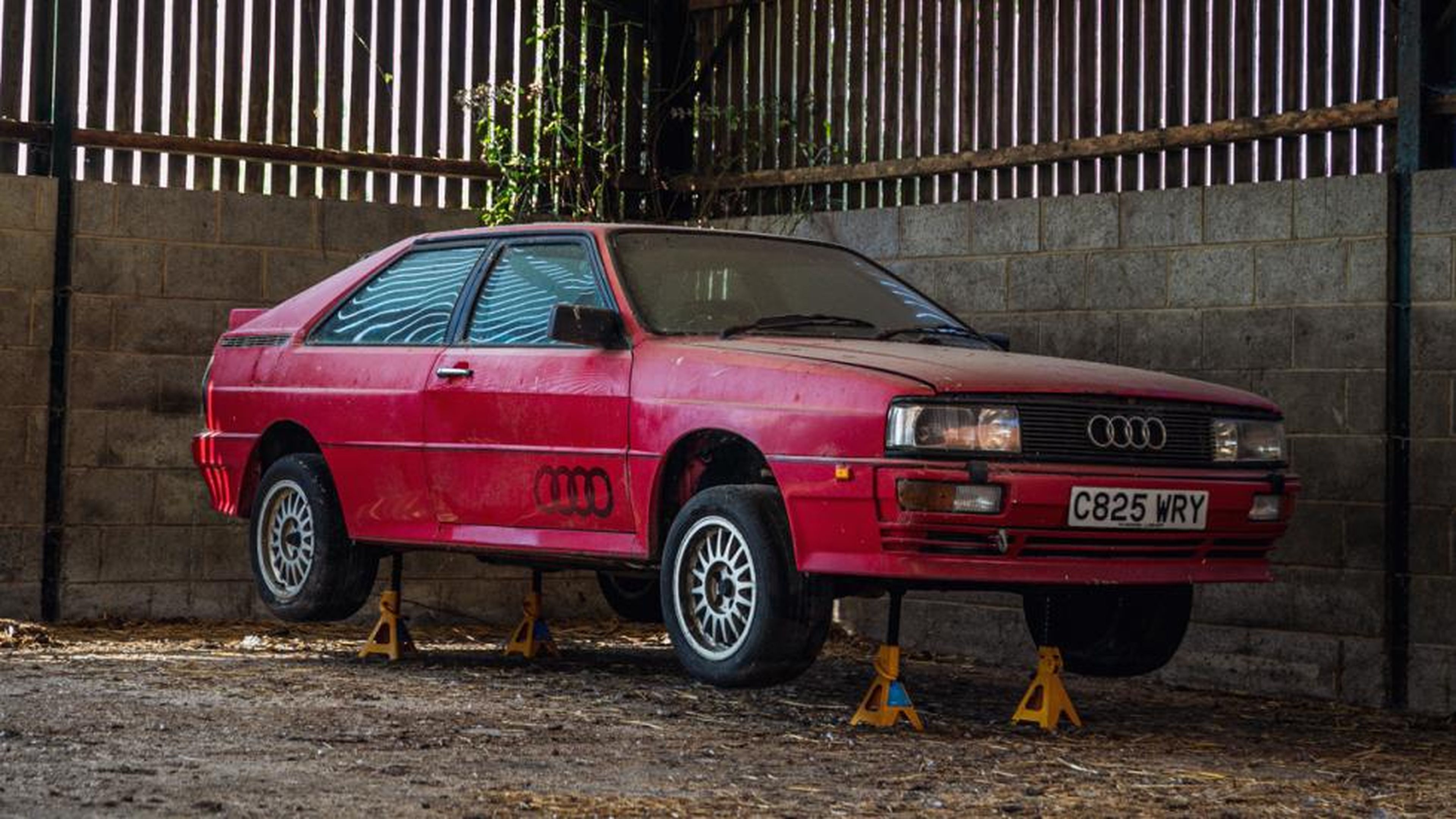 Audi Quattro abandonado