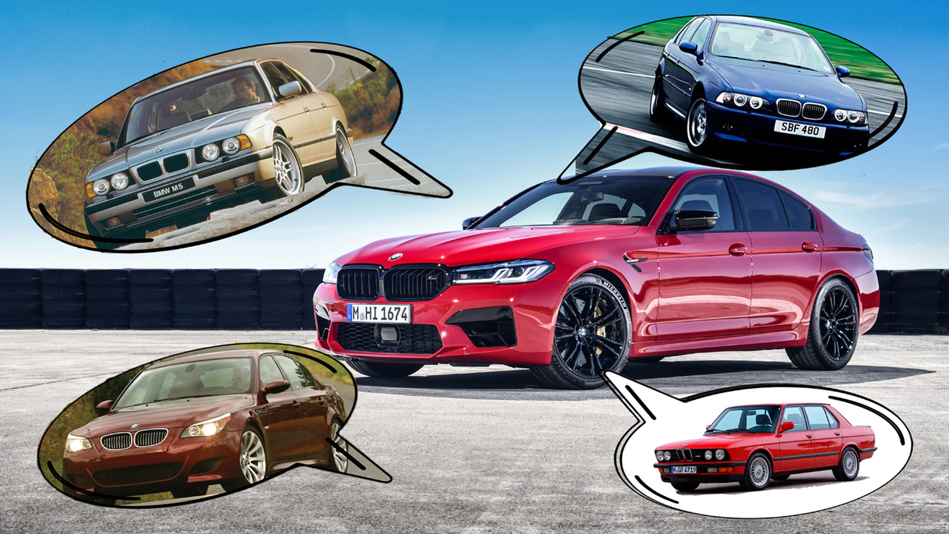 ¿BMW M5 nuevo o cinco generaciones anteriores por el mismo precio?