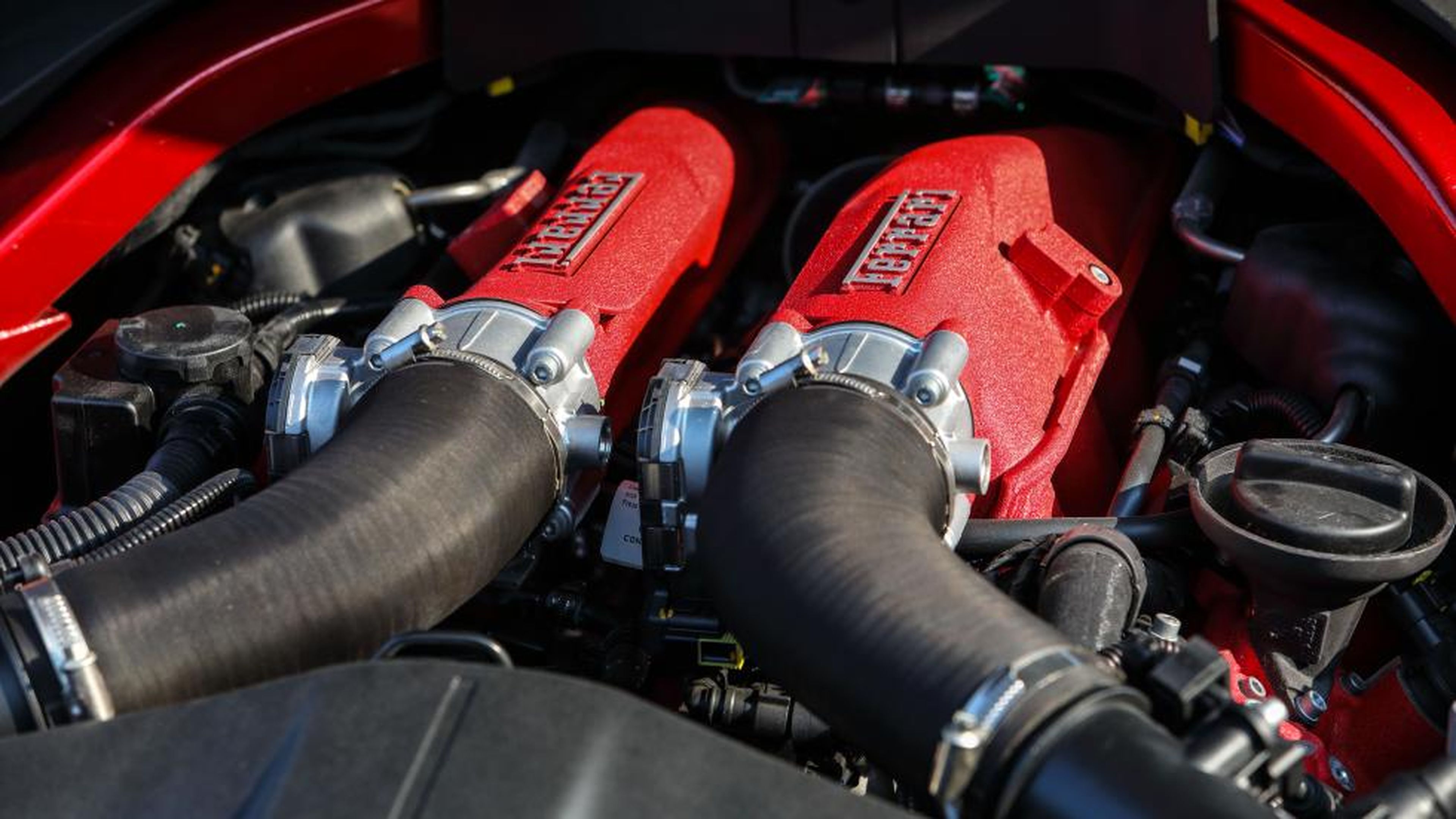 El V8 biturbo con 6120 CV del Ferrari Roma. Foto: Ferrari