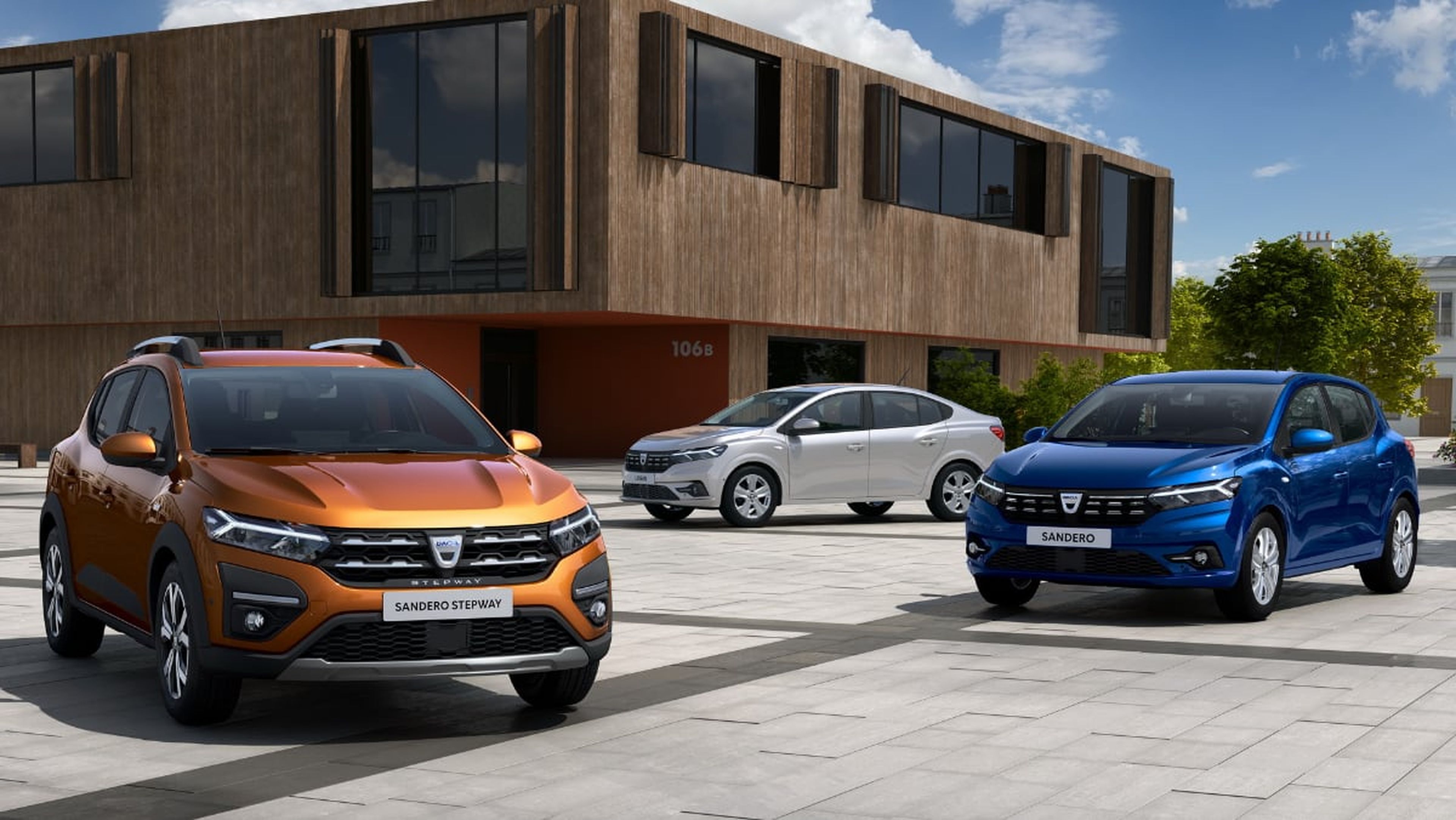 El Dacia Sandero, Sandero Stepway y Logan comparten rasgos en su cambio de diseño