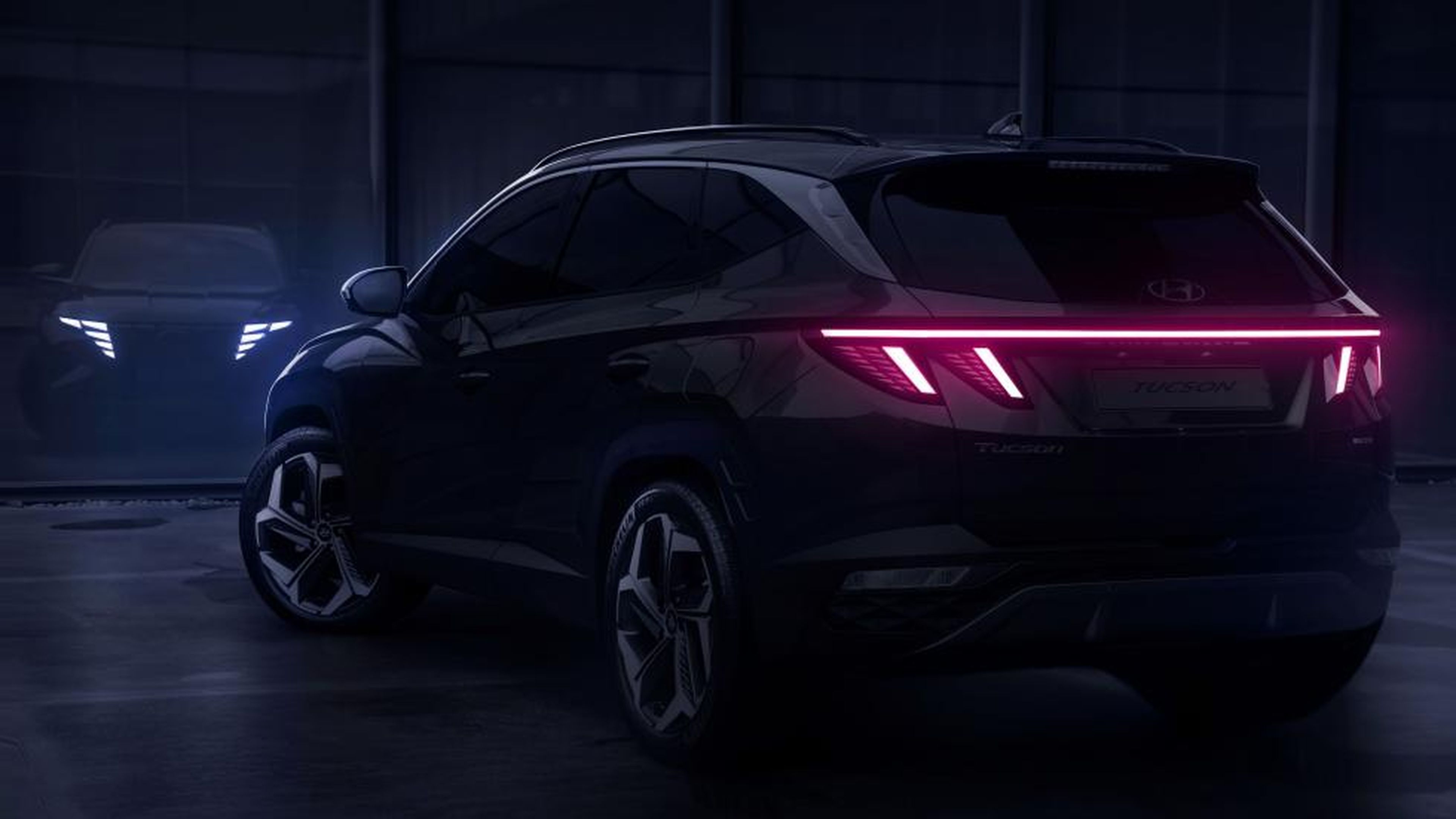 El nuevo diseño incluye 'Parametric Hidden Lights': solo se ven al encender el coche. Foto: Hyundai