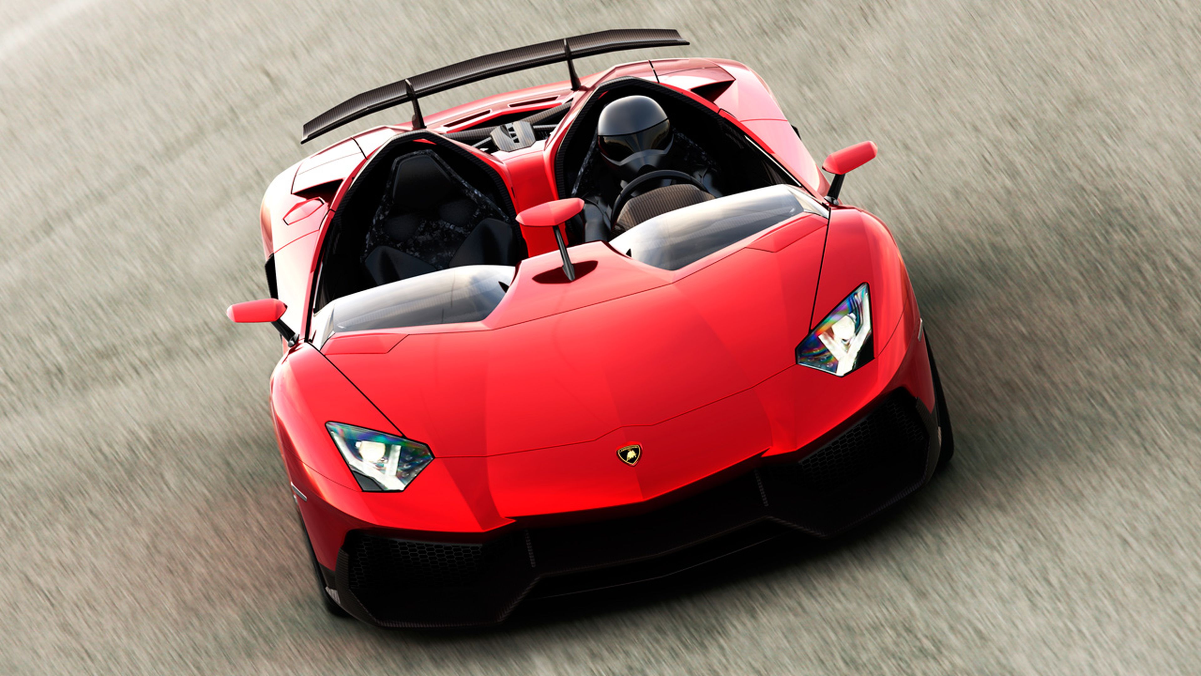 Un roadster más extremo. Así es el Aventador J con el que se puede ir a 300 km/h sin capota. Foto: Lamborghini