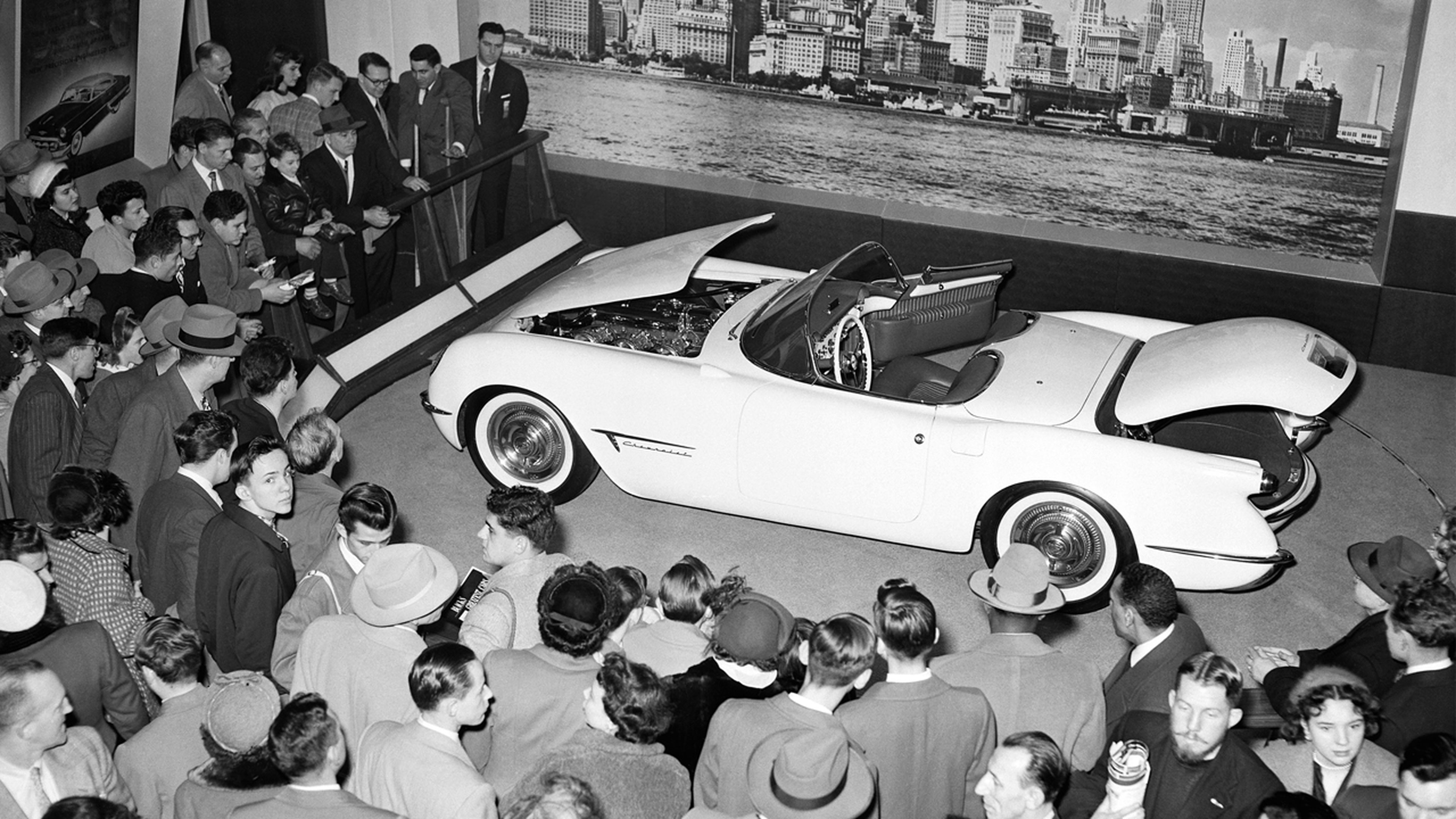 Presentación del Corvette en Motorama, 1963