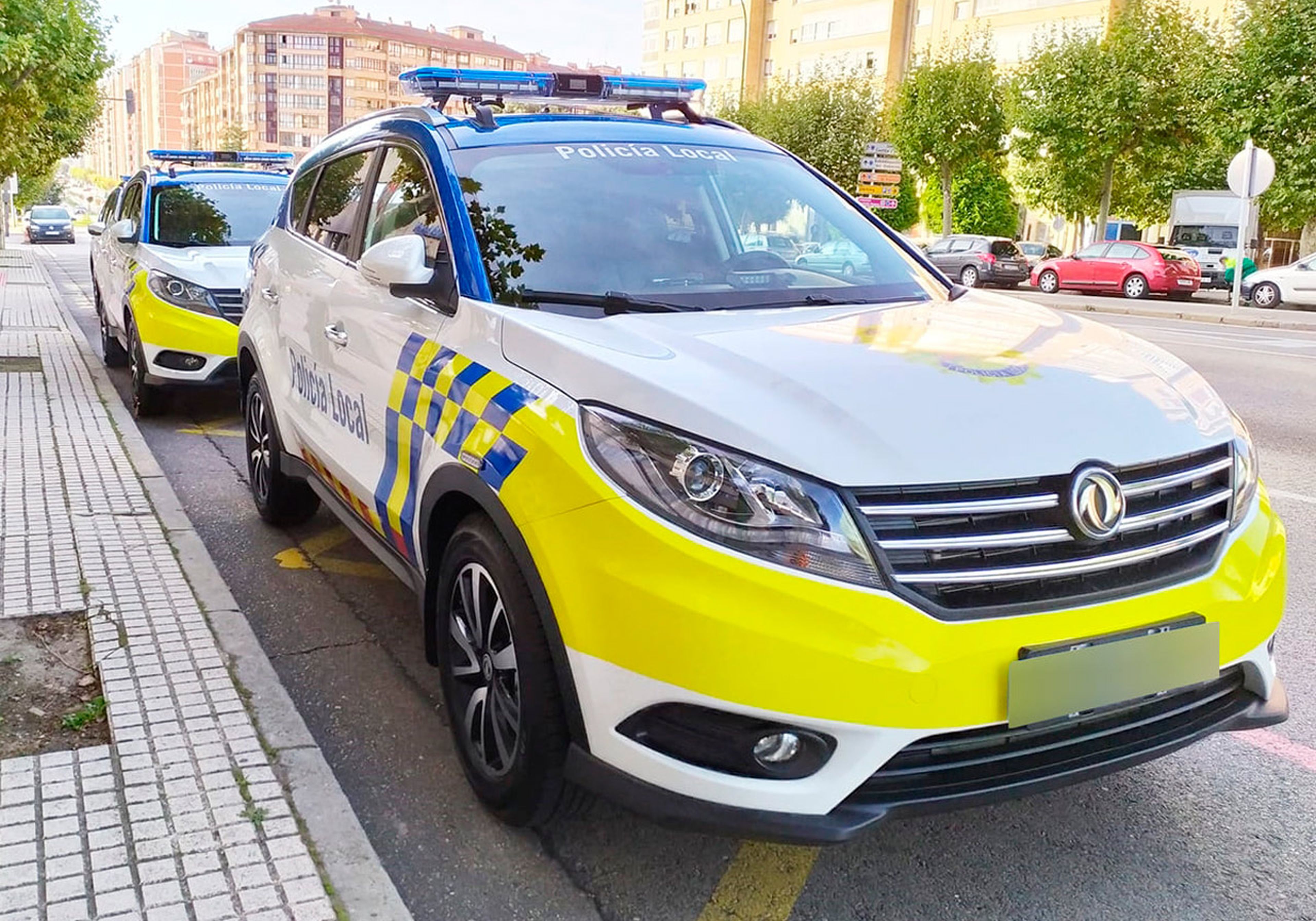 El coche chino de la Policía de Burgos