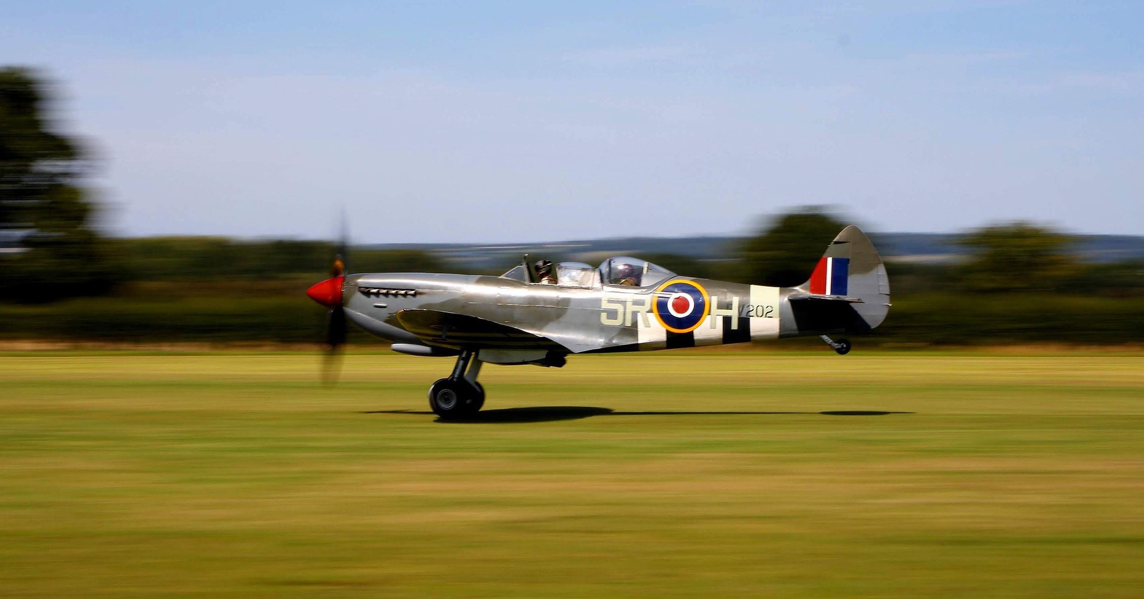 Este caza es un Spitfire de 1944 con un Merlin 66 de 1.315 CV. Foto: Pixabay