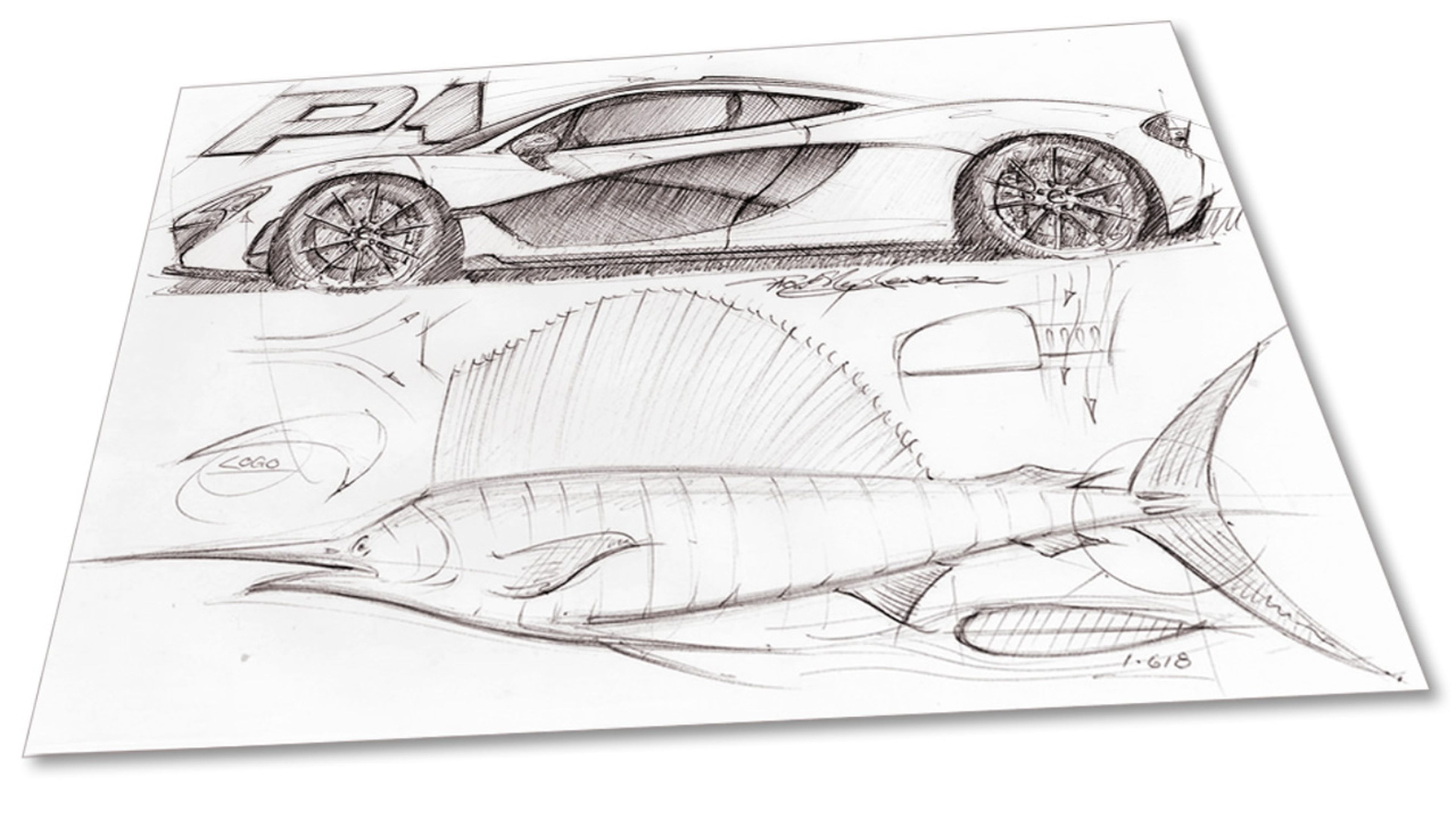 Bocetos de Frank Stephenson: McLaren P1