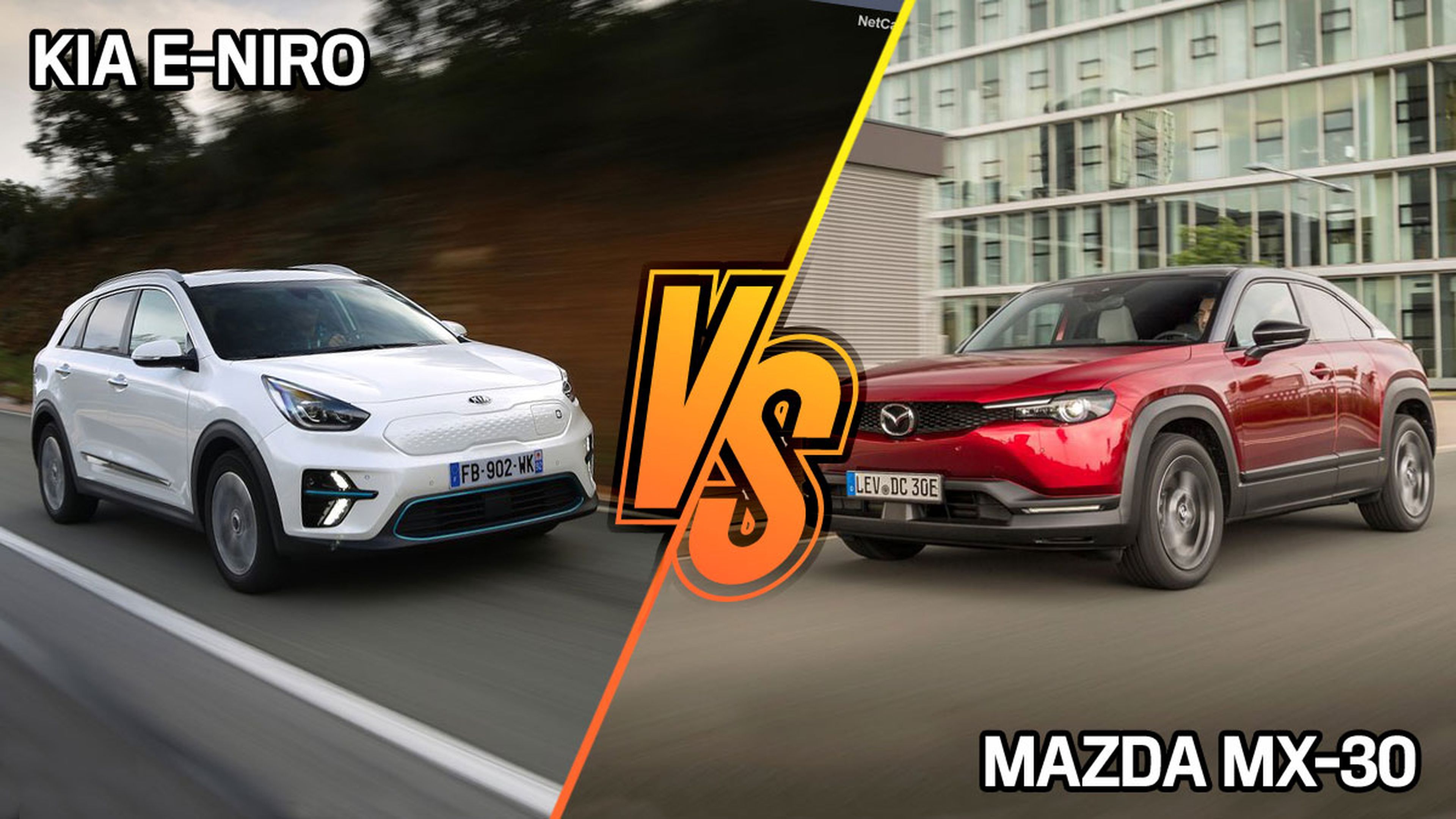Kia e-Niro vs Mazda MX-30