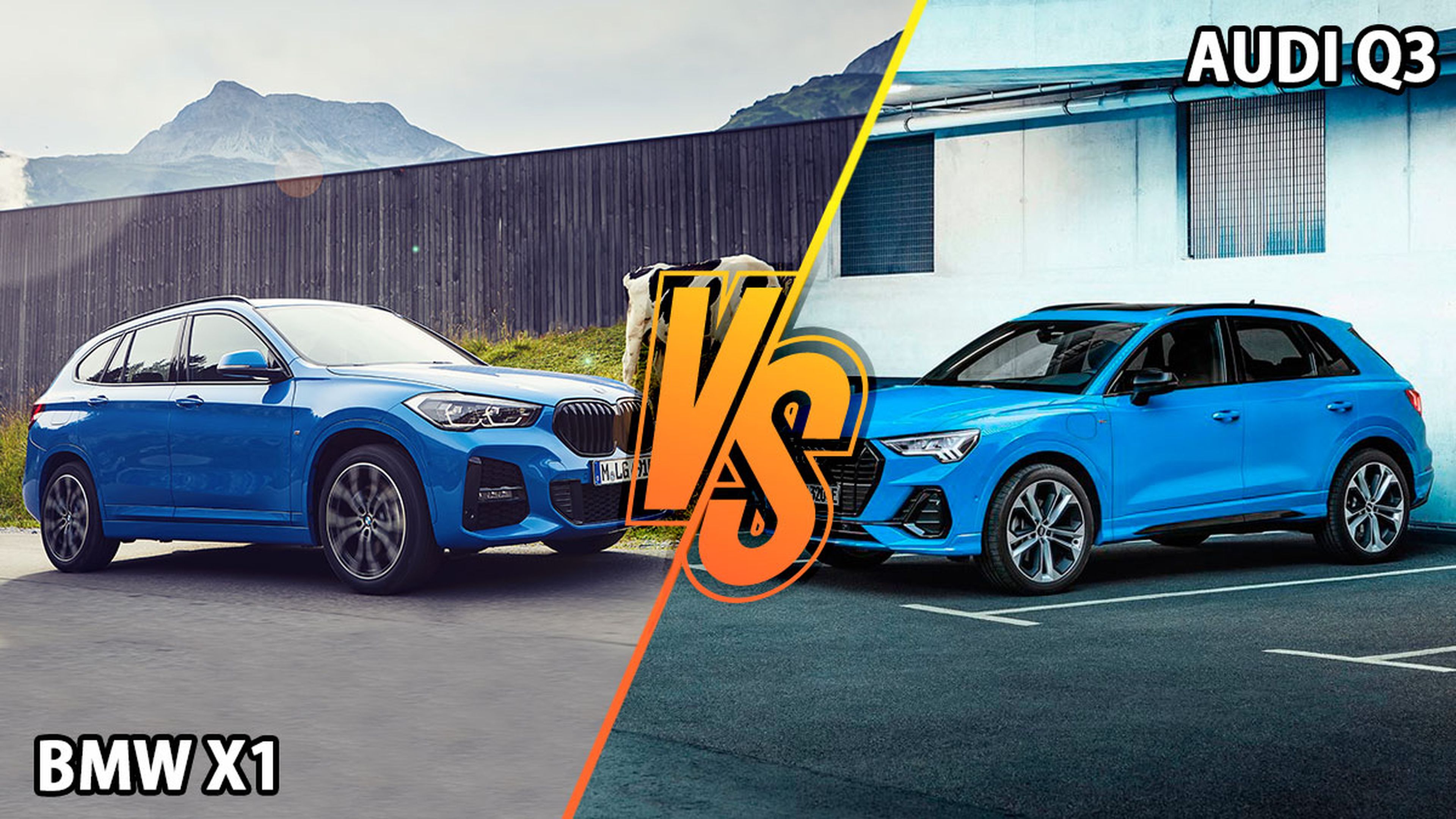 BMW X1 vs Audi Q3 mejor híbrido