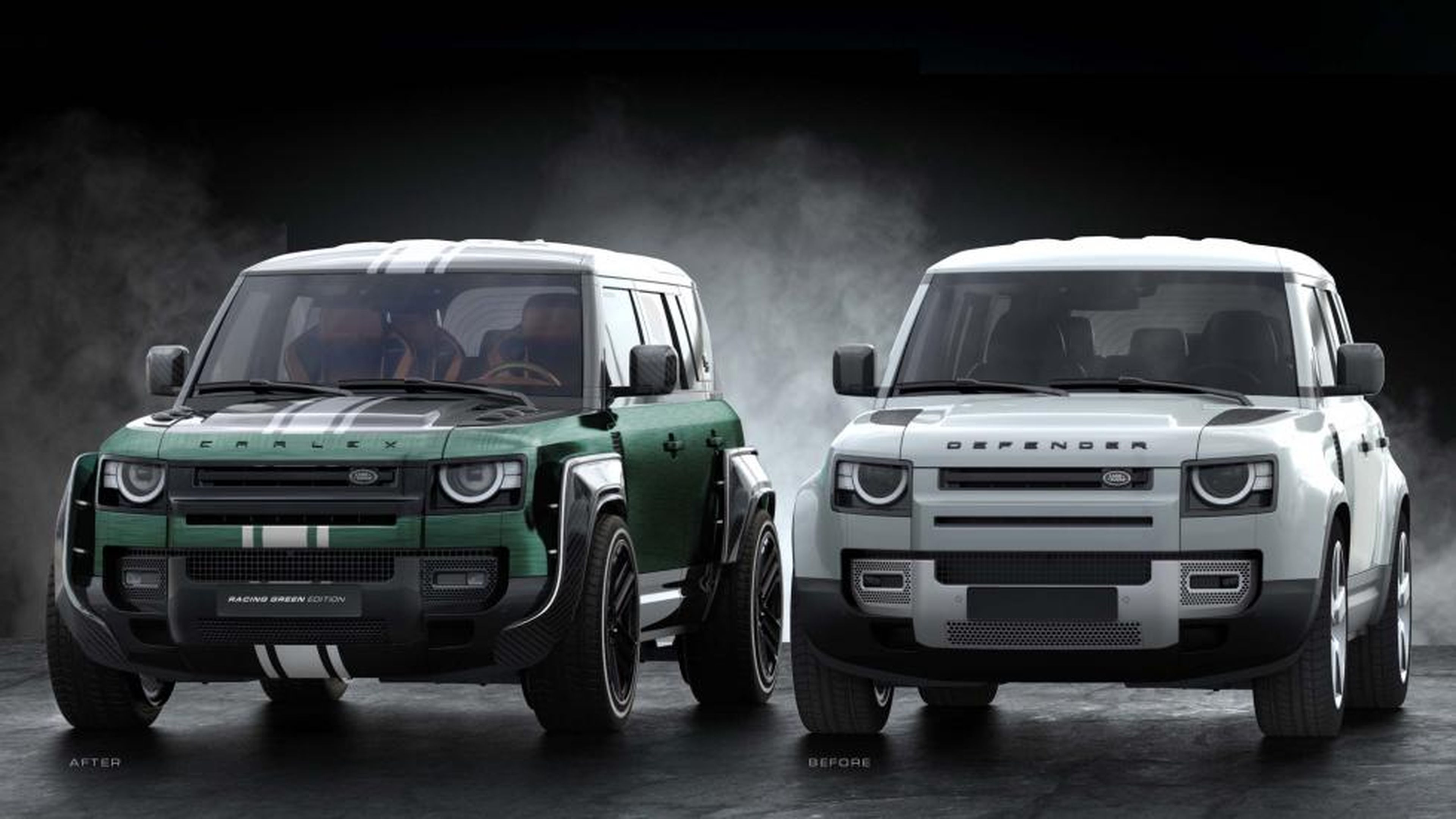 Land Rover Defender de Carlex Design, antes y después