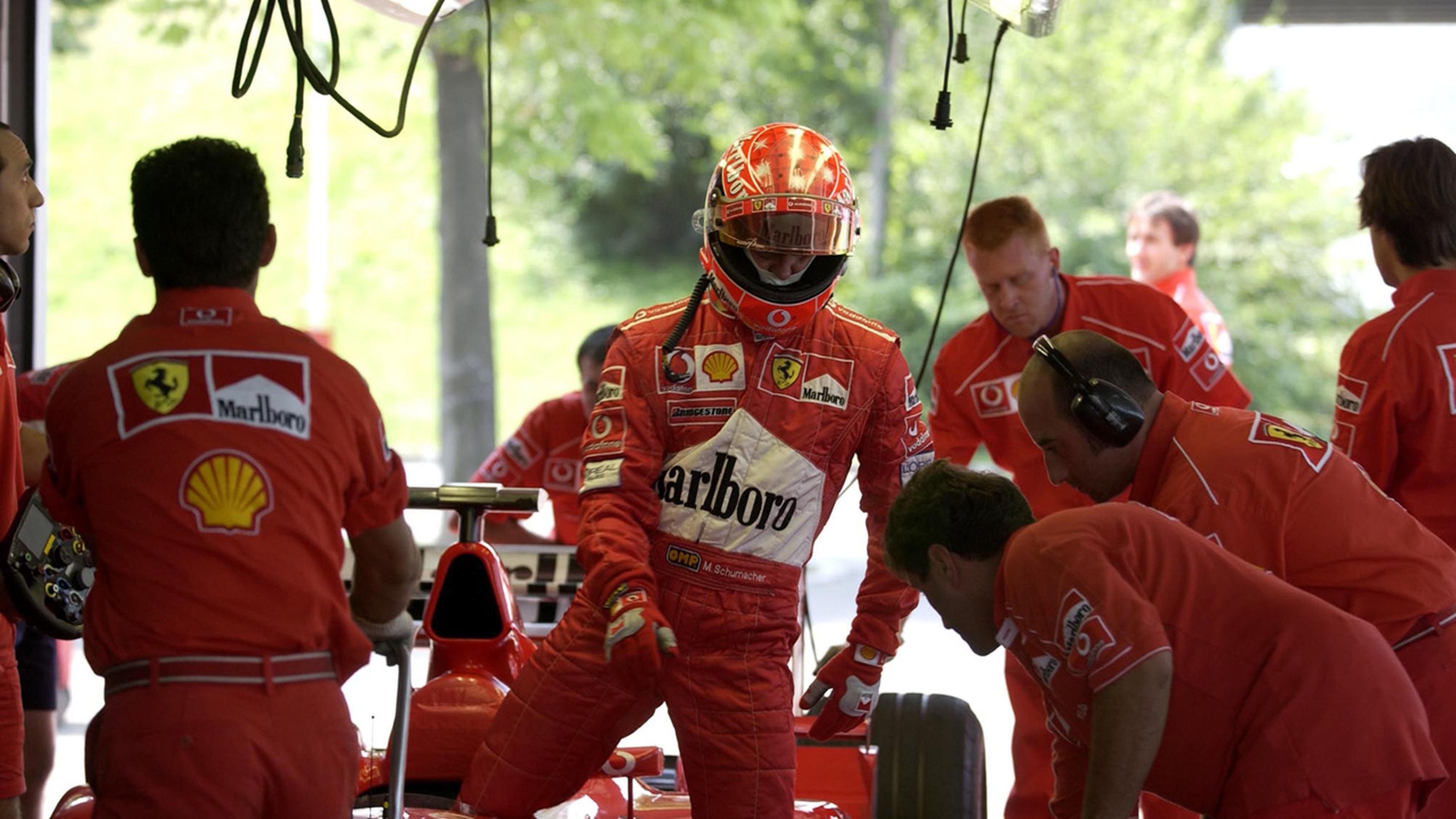 Michael Schumacher, en test en Fiorano
