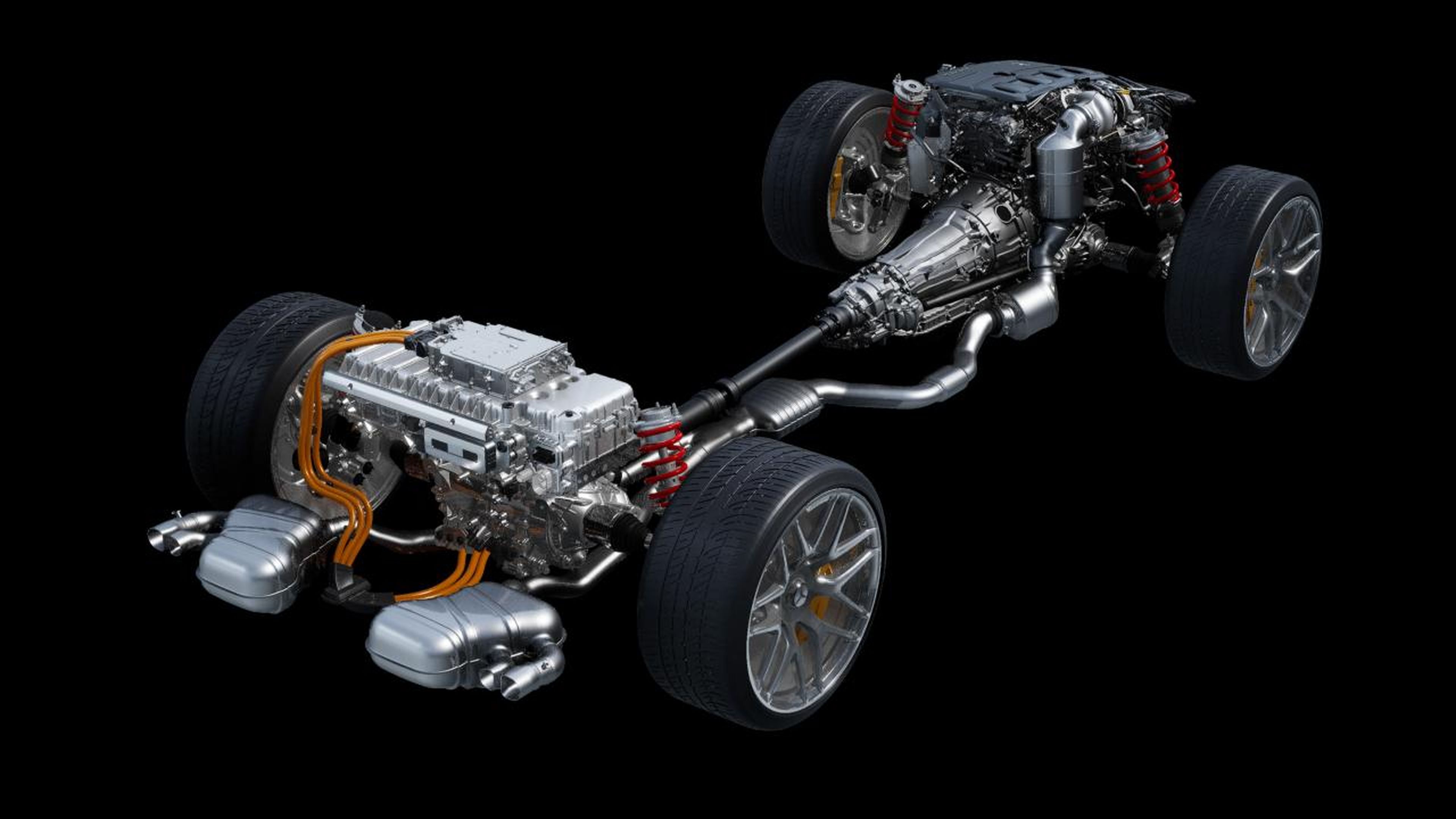 Sistema híbrido del Mercedes-AMG C63