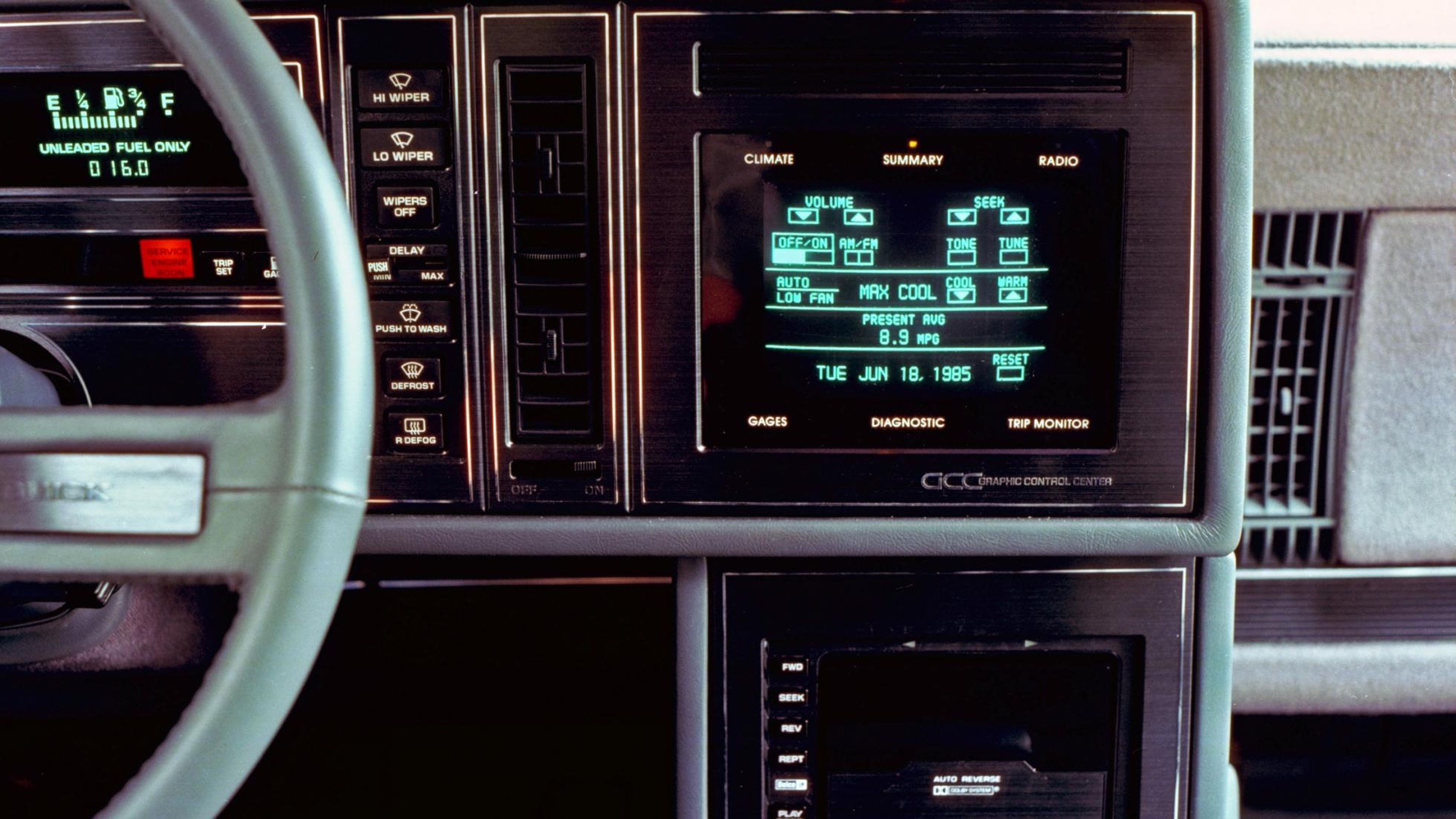 Buick Riviera 1986 pantalla táctil