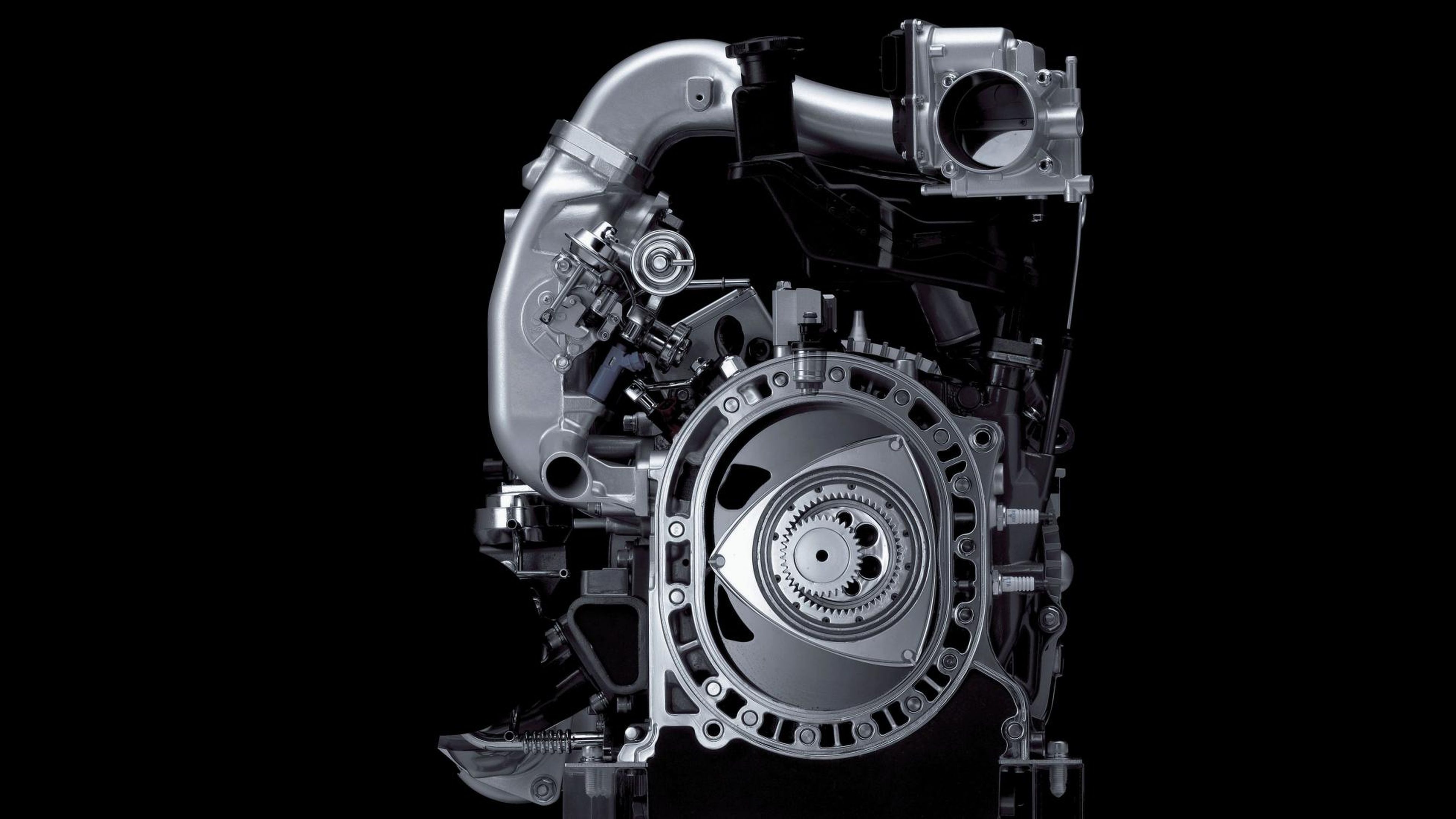 Motor rotativo Wankel de Mazda.
