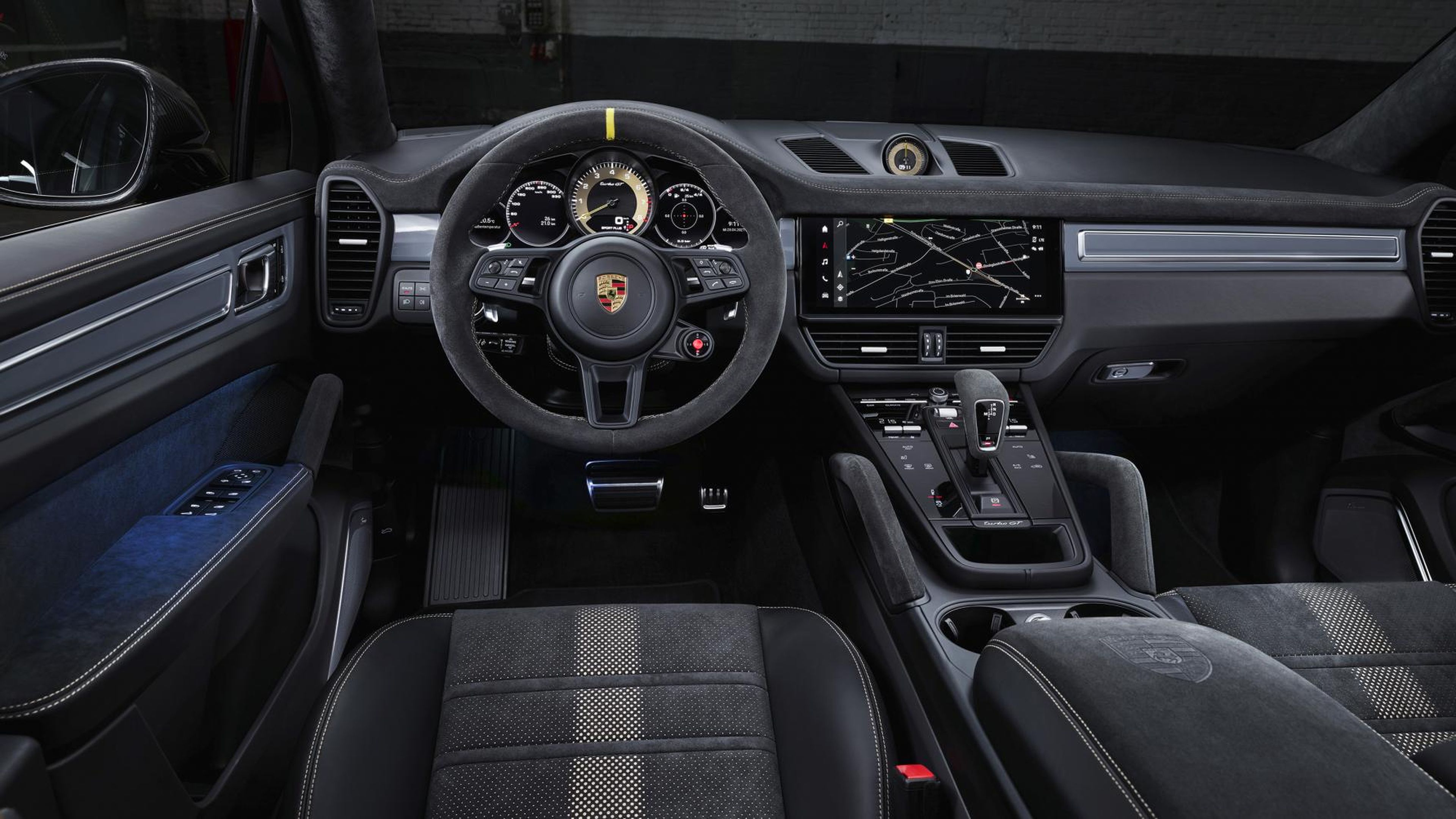 Interior del Porsche Cayenne Turbo GT