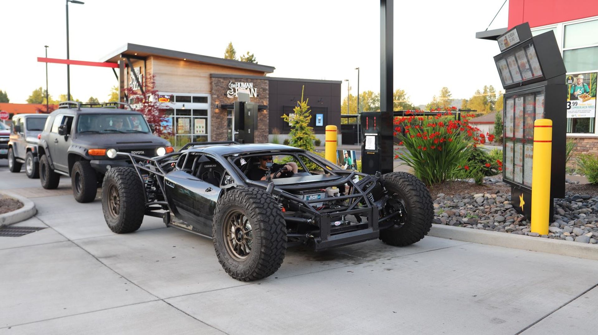 Así es el 'Jumpacan' un Huracán renacido como un buggy off