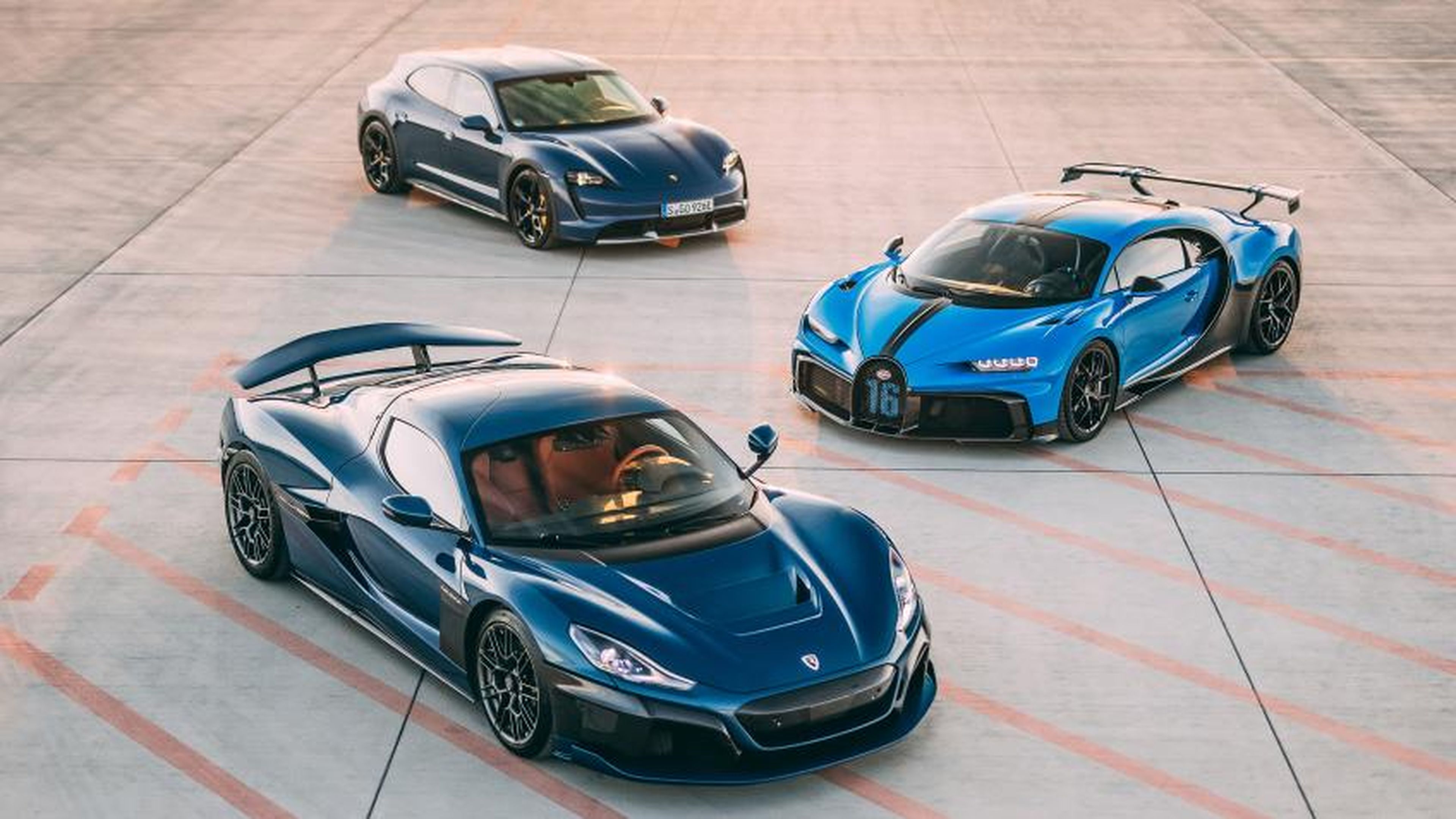 Porsche, Rimac y Bugatti