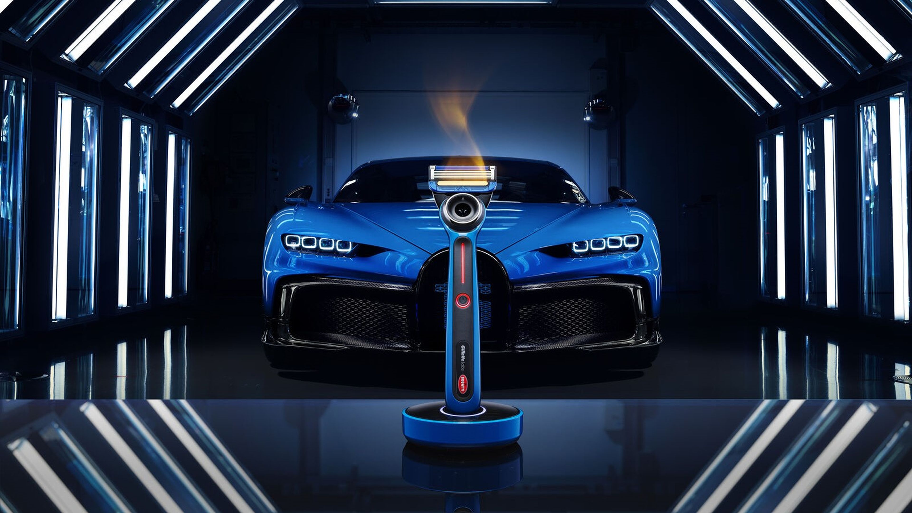 Maquinilla de afeitar de Gillette y Bugatti