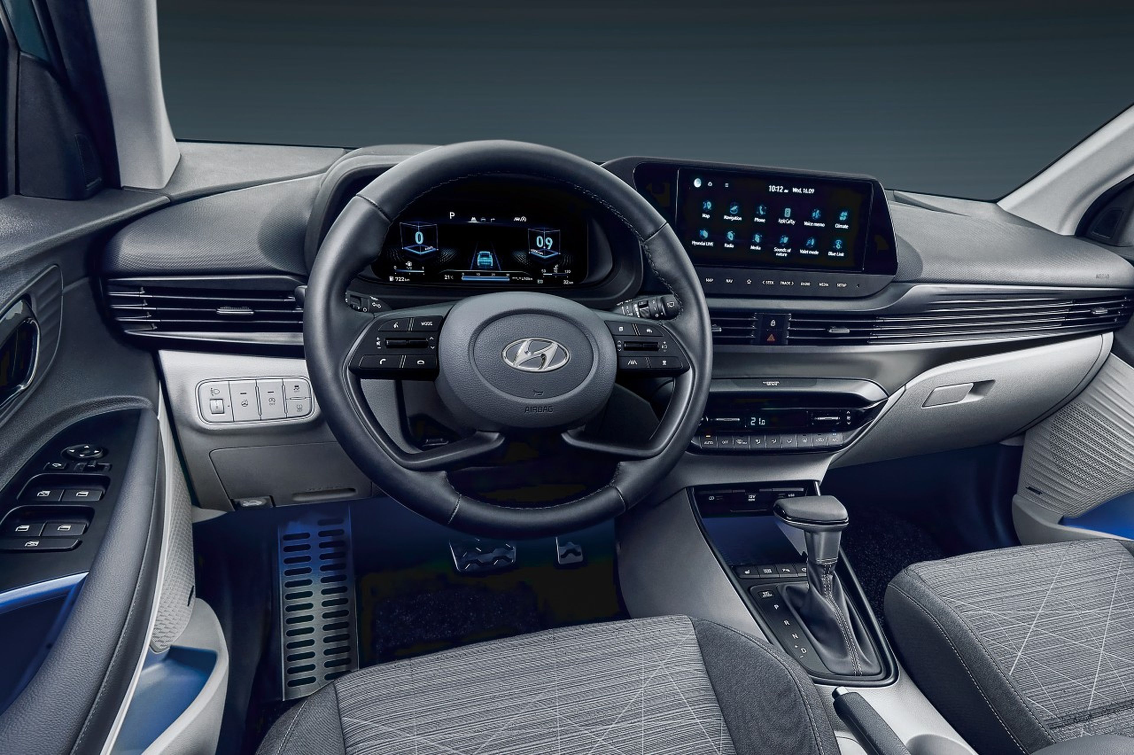 Interior del Hyundai Bayon.