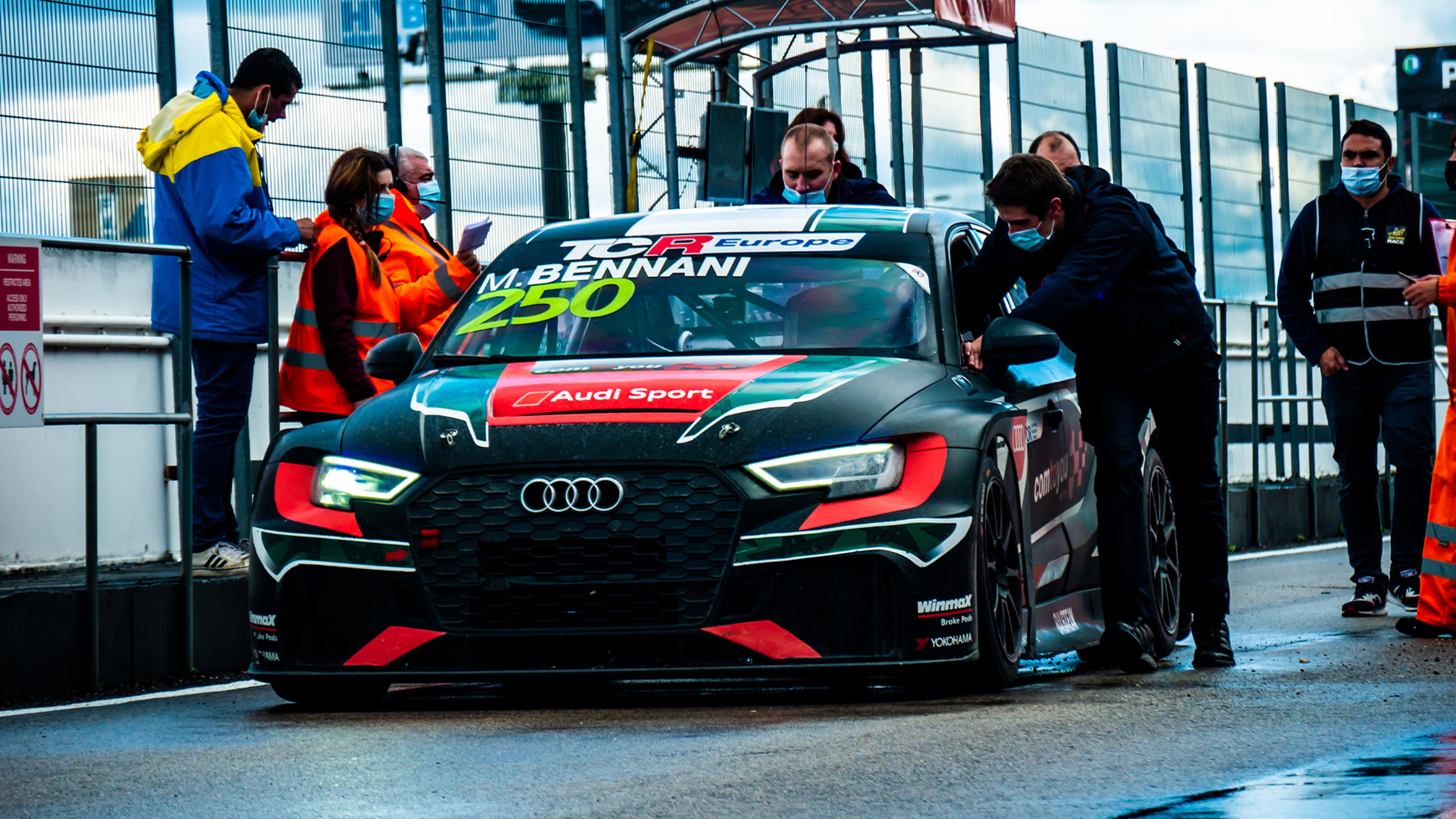 Audi RS3 LMS del equipo Comtoyou Racing, Campeonato Europeo de TCR.