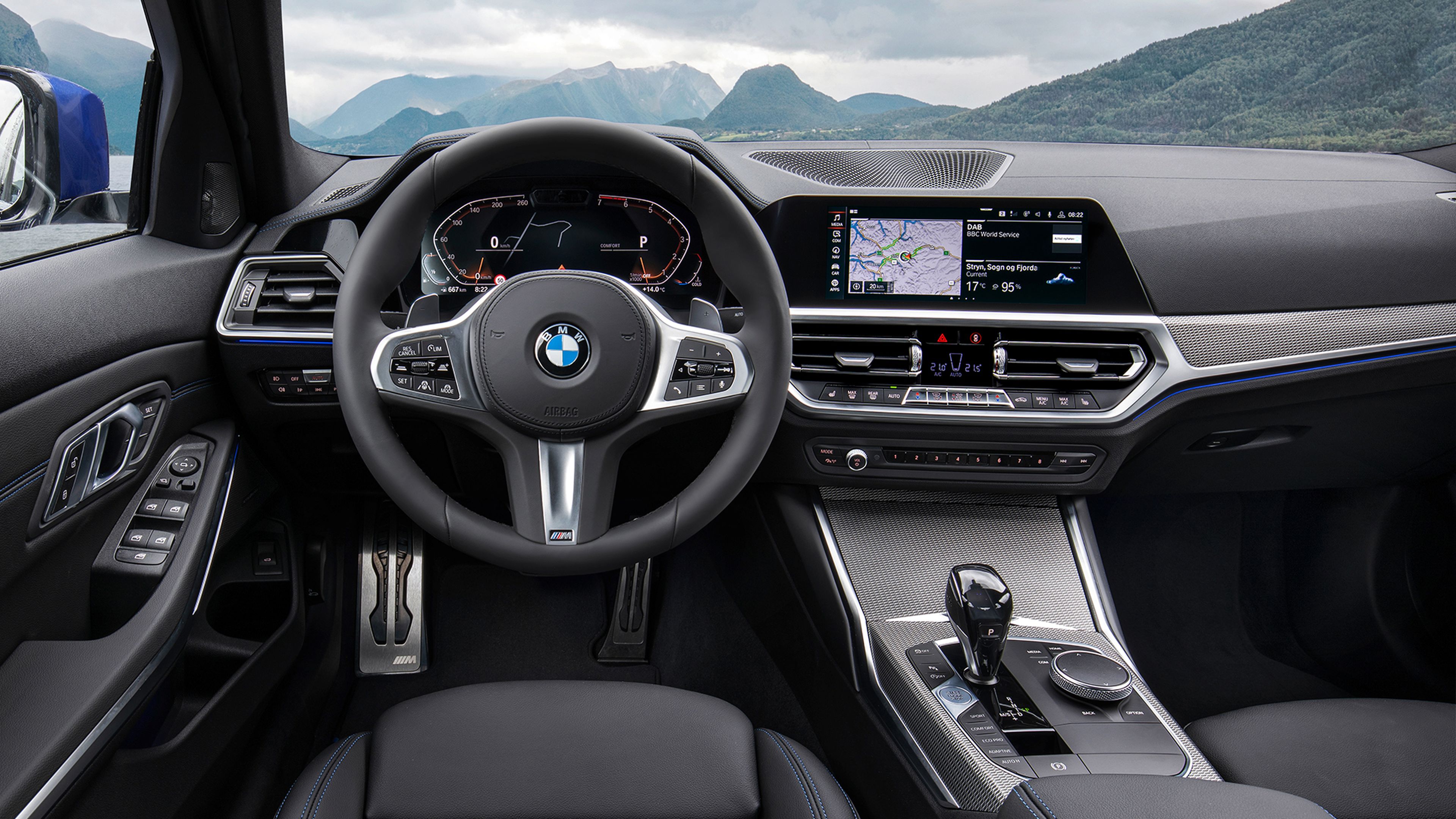 Interior del BMW Serie 3.