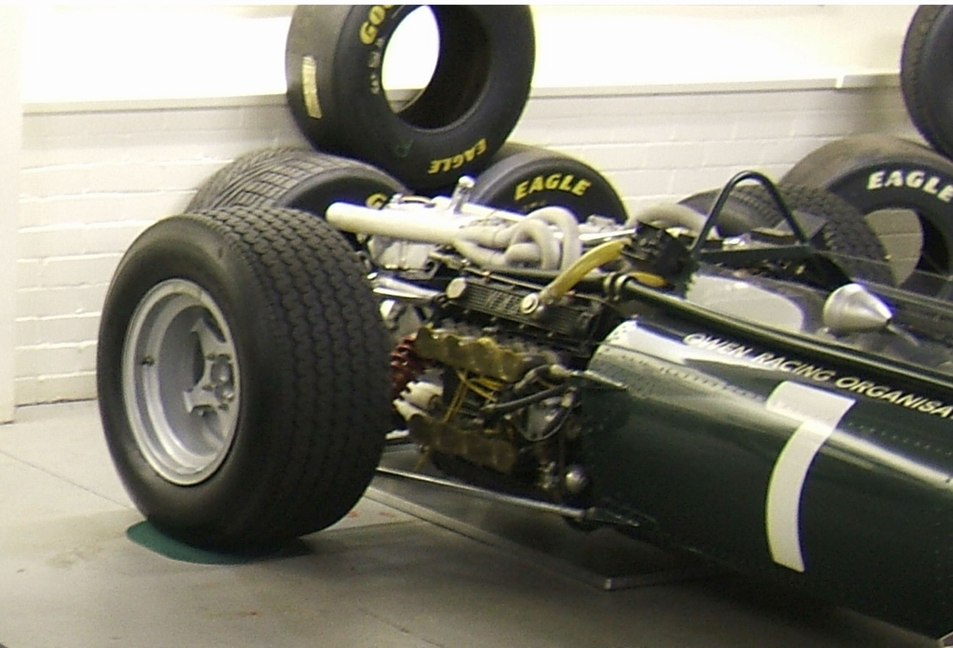 Motor H16 del BRM P38 de Fórmula 1.