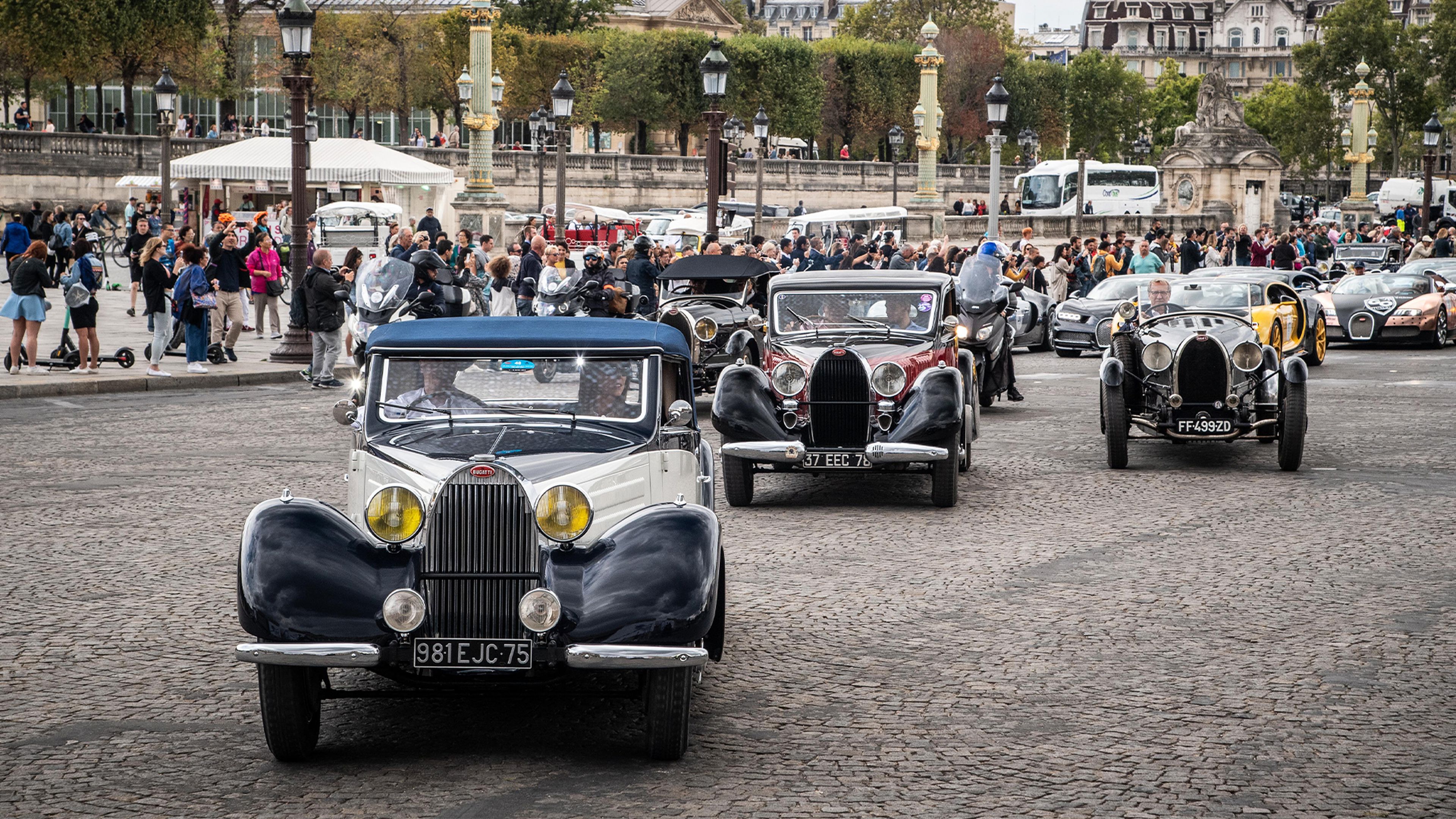 Grand Tour de Bugatti a través de Francia.
