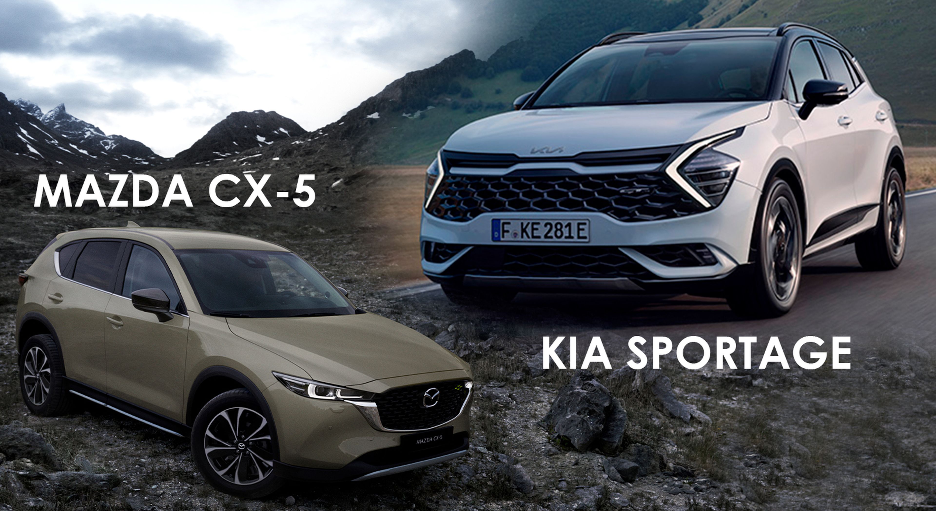 Kia Sportage o Mazda CX-5: ¿Cuál elegir en 2022?
