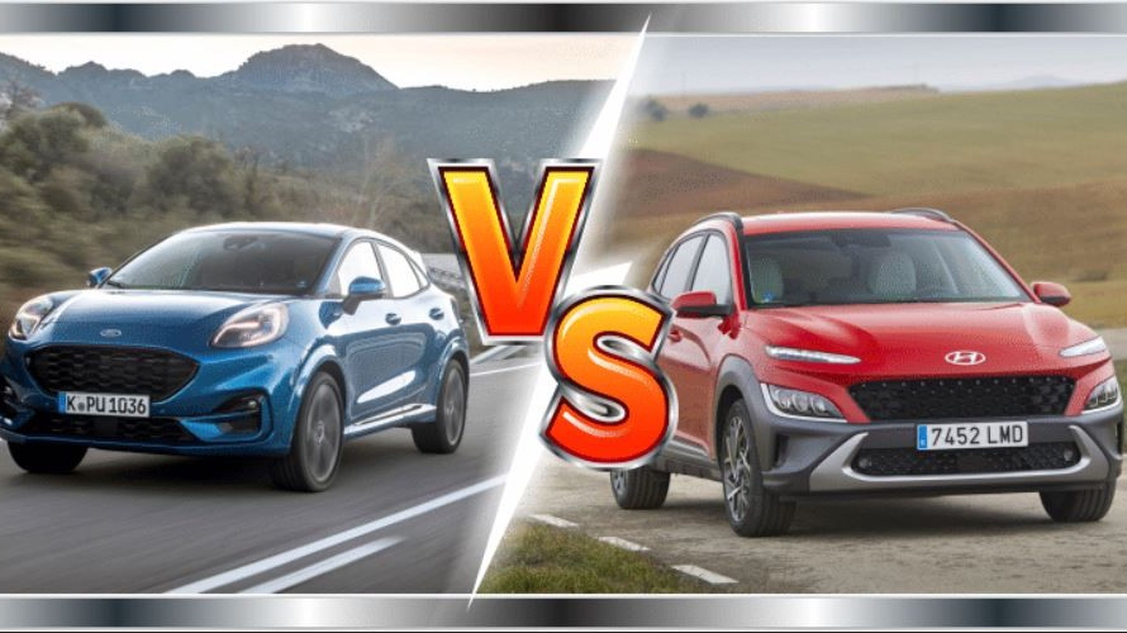 Ford Puma vs Hyundai Kona