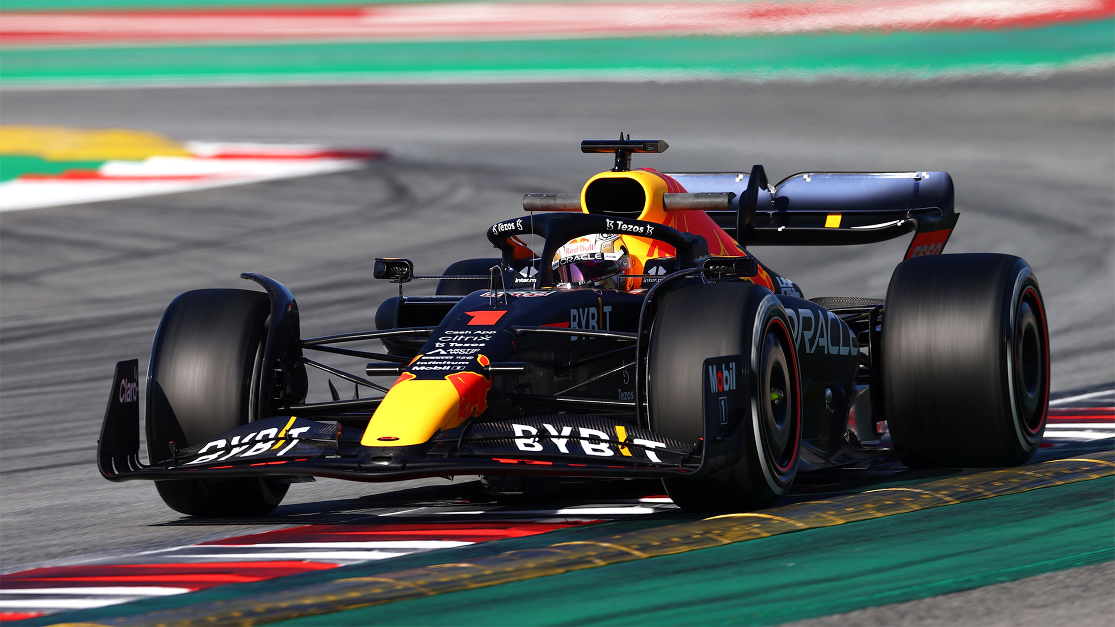 Max Verstappen, Red Bull Racing RB18. Test de F1 2022 en Montmeló.